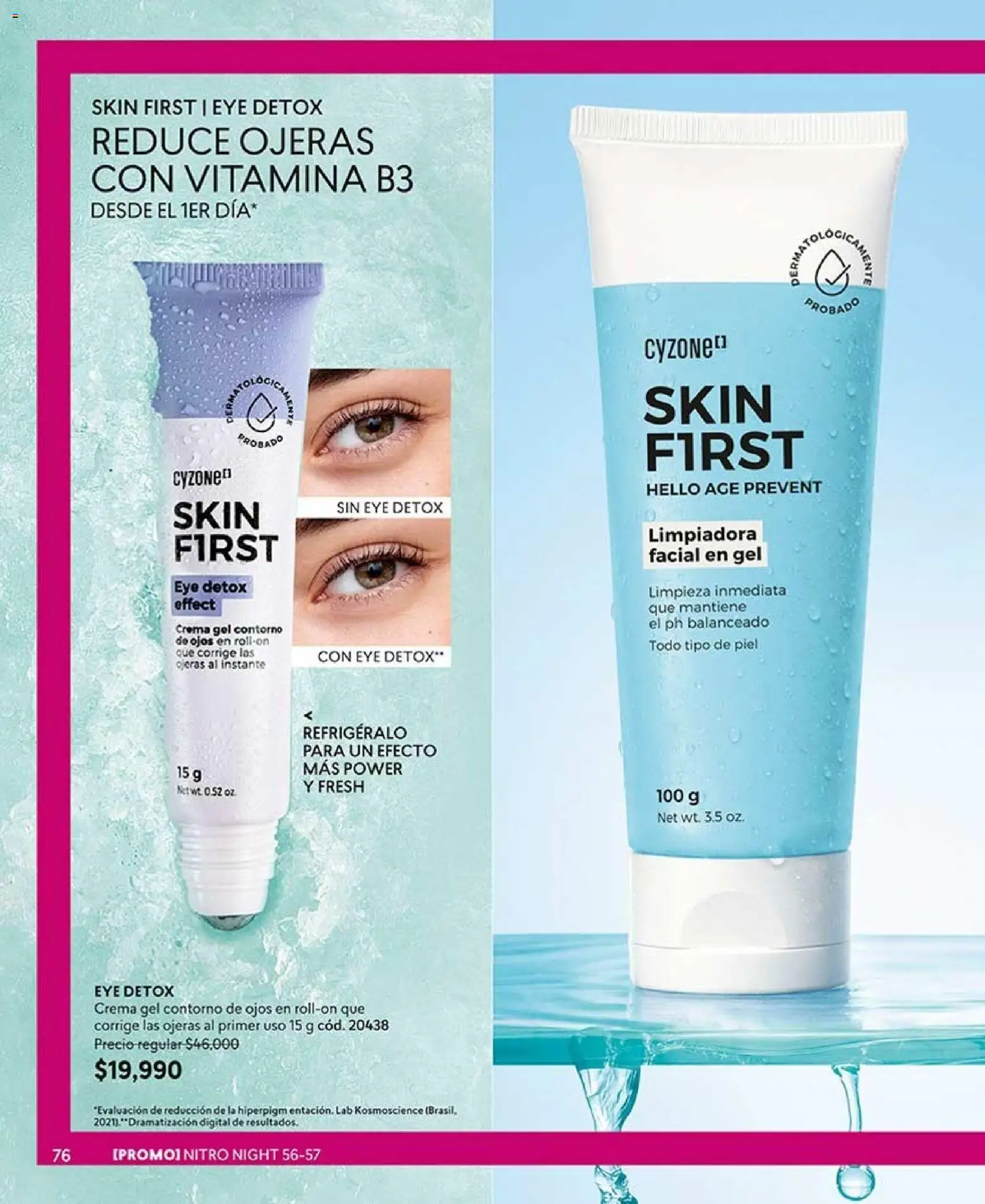 CyZone revista - valida desde el 07/09/2026 | Página: 88 | Productos: Crema, Contorno, Contorno de ojos