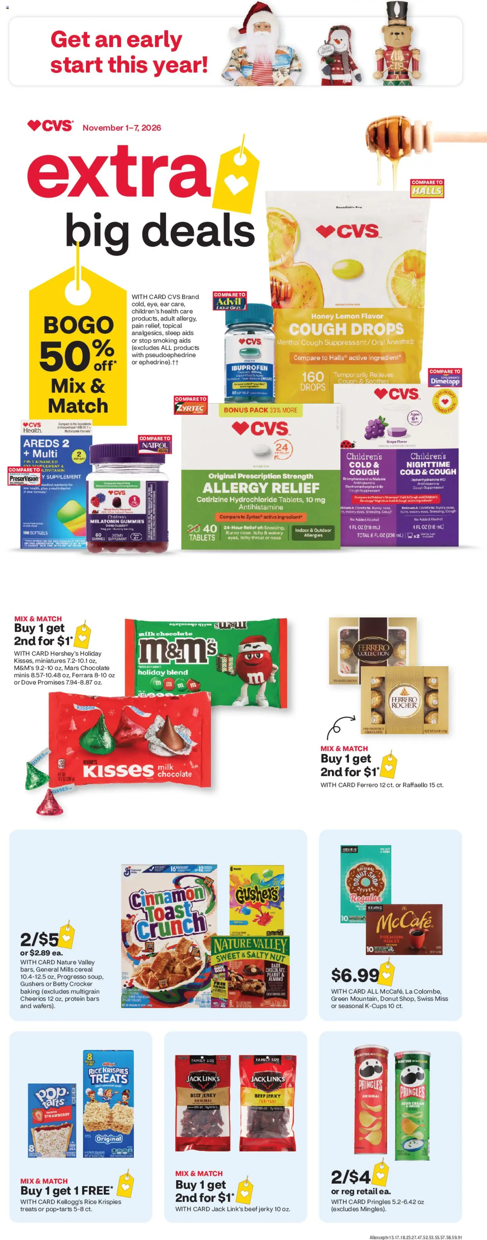 CVS Pharmacy Weekly Ad - valid from 11/01/2026 | Page: 1