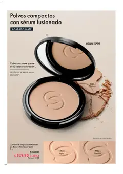 Vista previa de Oriflame campaña 13 2026, nuevo folleto de la tienda, válido en México a partir del 12/09/2026 | Página: 44 | Productos: Serum, Polvo compacto, Mate, Espejo