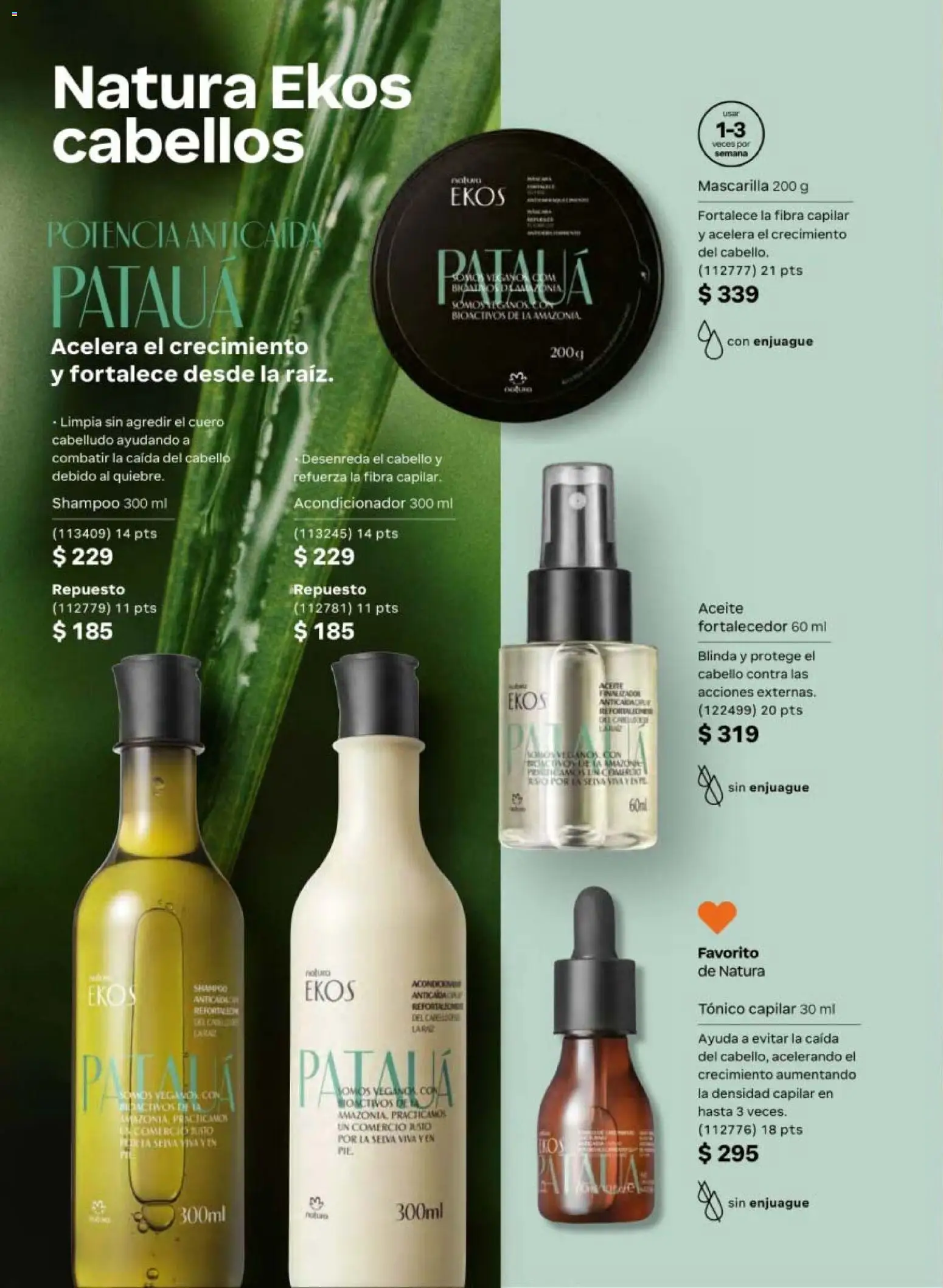 Nuevas ofertas de Natura válidas en toda la República Mexicana desde el 20/02/2026. ¡Encuentra las mejores ofertas en Natura campaña 4 2026! | Página: 130 | Productos: Aceite, Shampoo, Mascarilla, Acondicionador