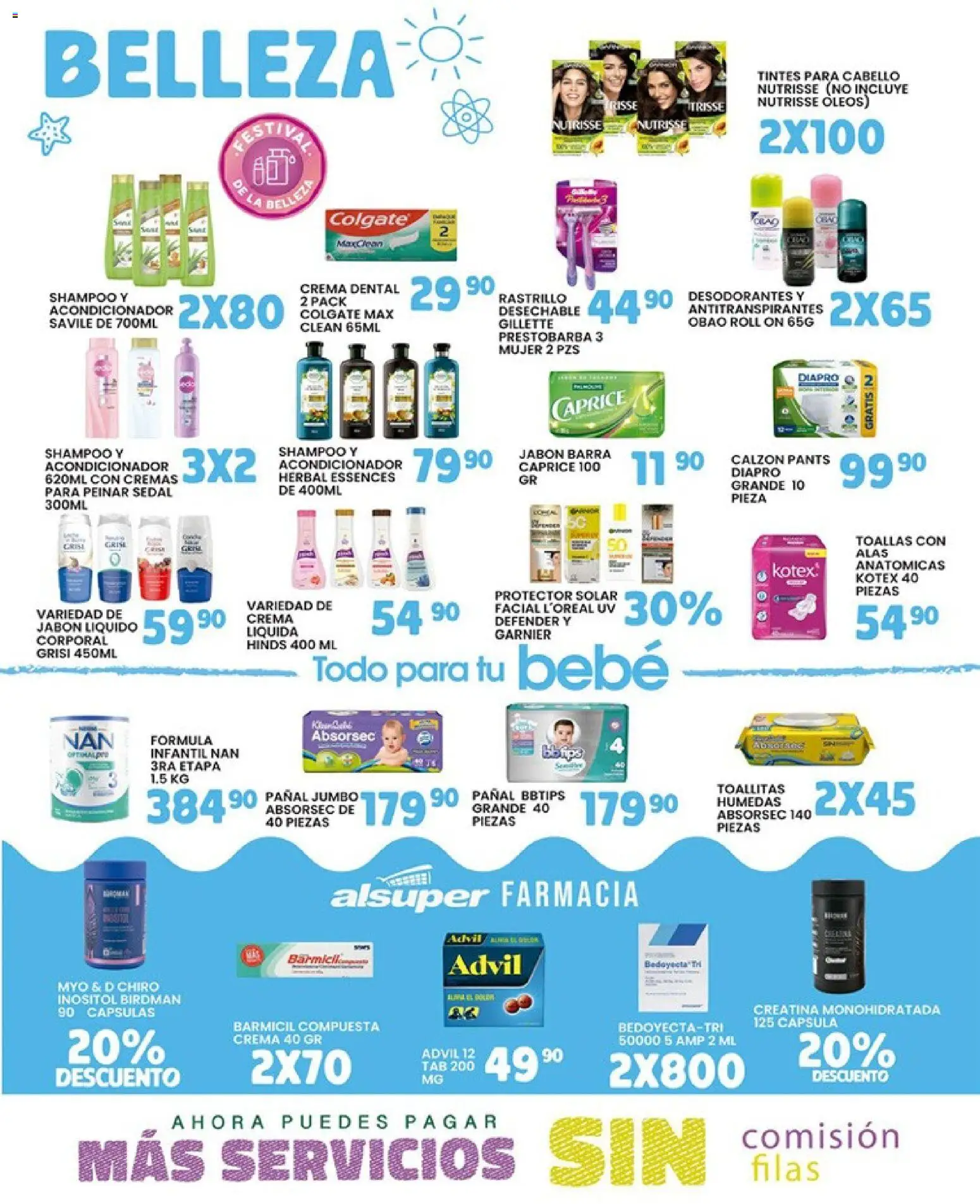 Nuevas ofertas de Alsuper válidas en toda la República Mexicana desde el 14/08/2026. ¡Encuentra las mejores ofertas en Alsuper folleto! | Página: 4 | Productos: Jabón líquido, Cápsulas, Acondicionador, Pants