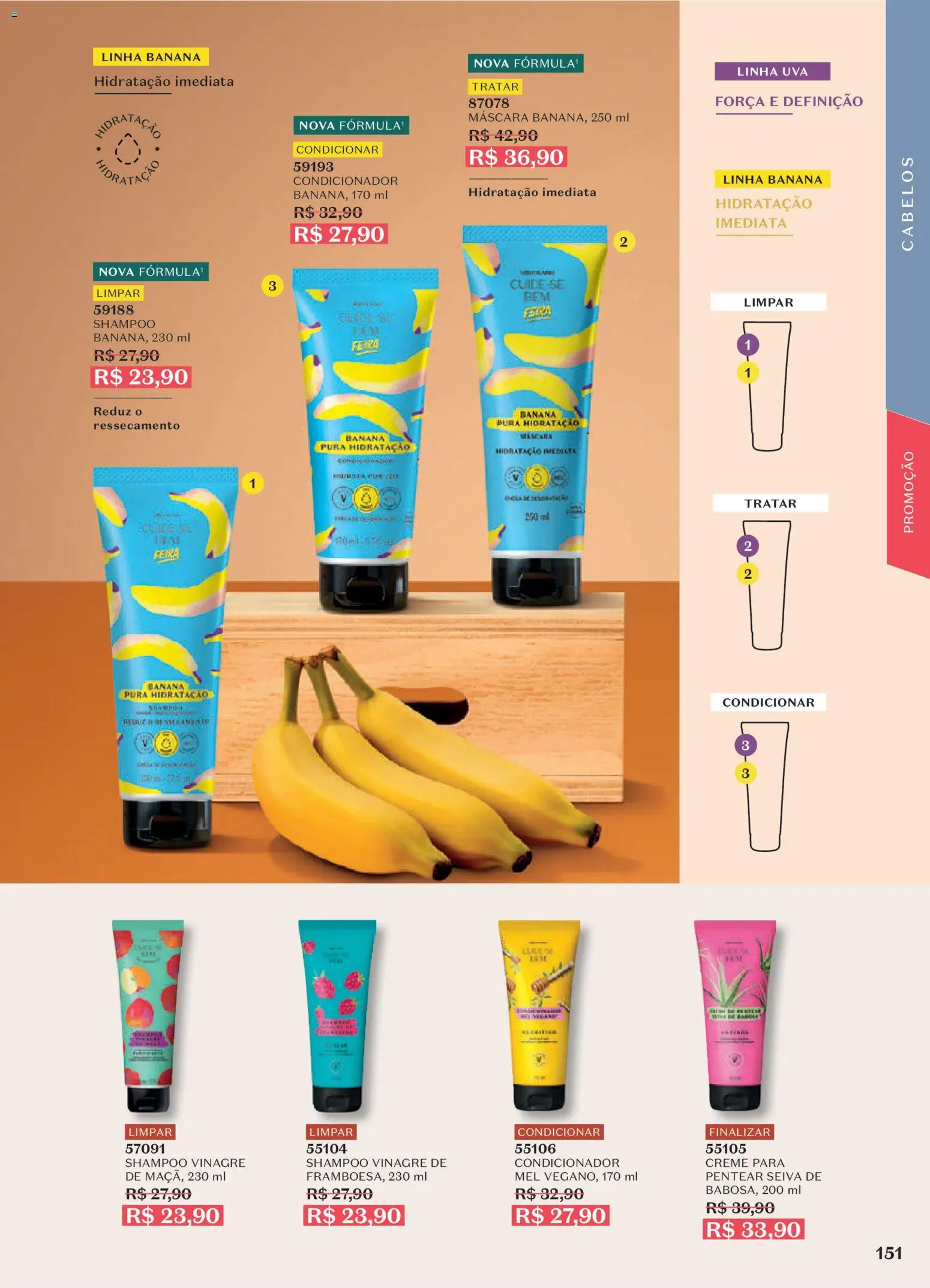 O Boticário Folheto - válido de 20/07/2026 | Página: 153 | Produtos: Shampoo, Condicionador, Mel, Creme