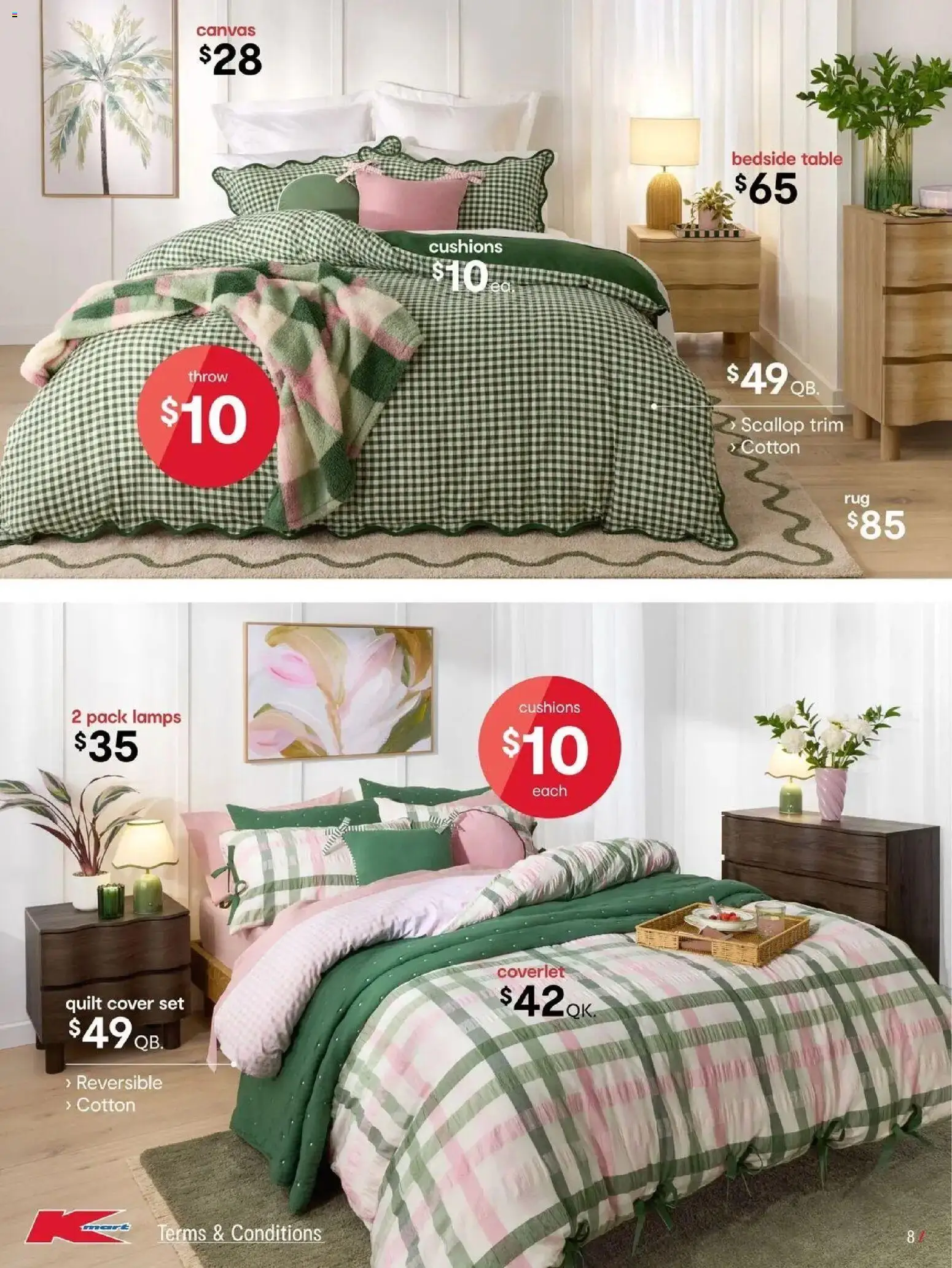 Kmart catalogue - valid from 23/07/2026 | Page: 8 | Products: Bedside table, Table