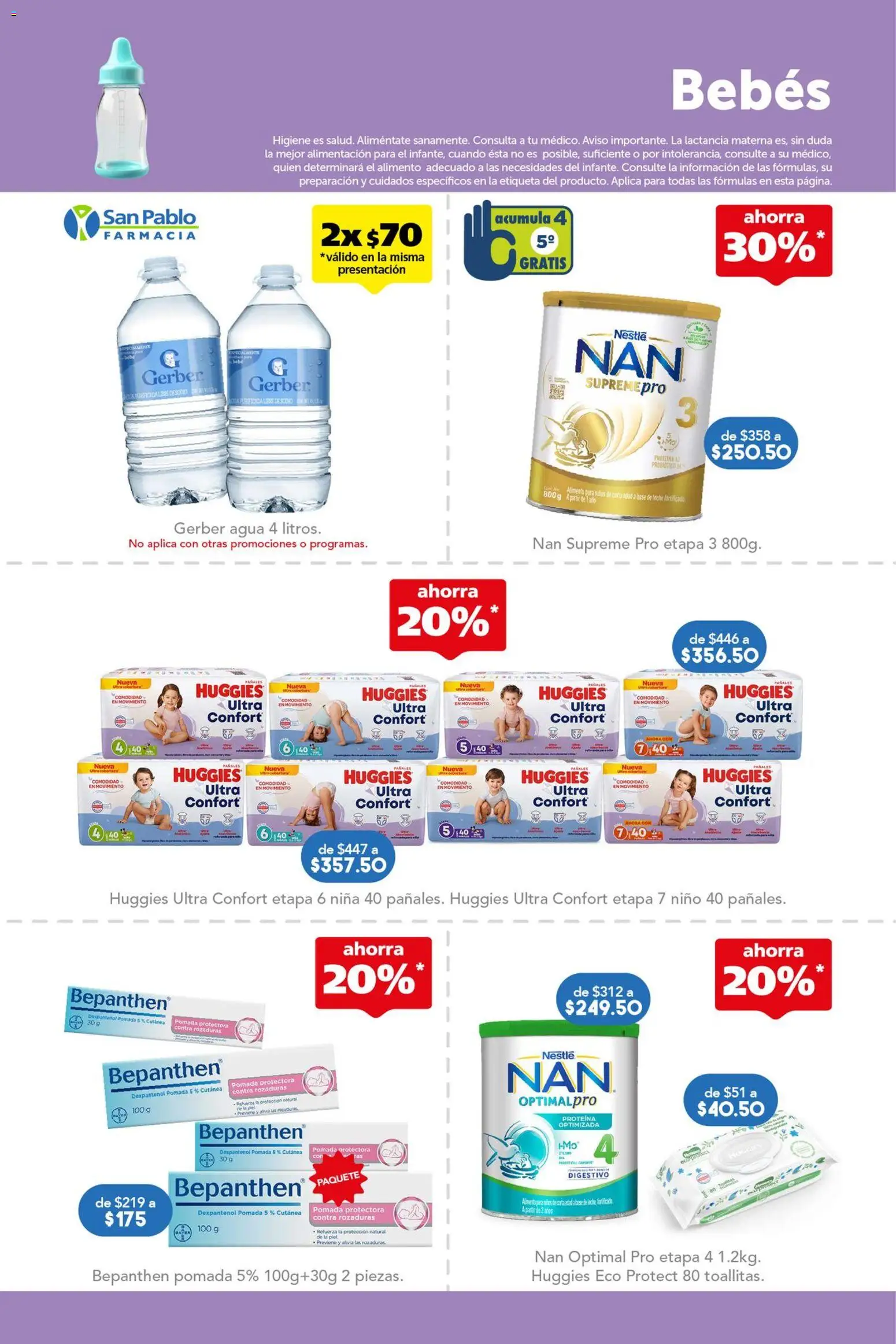 Nuevas ofertas de Farmacia San Pablo válidas en toda la República Mexicana desde el 12.04.2026. ¡Encuentra las mejores ofertas en Farmacia San Pablo catálogo! | Página: 12 | Productos: Agua, Pomada