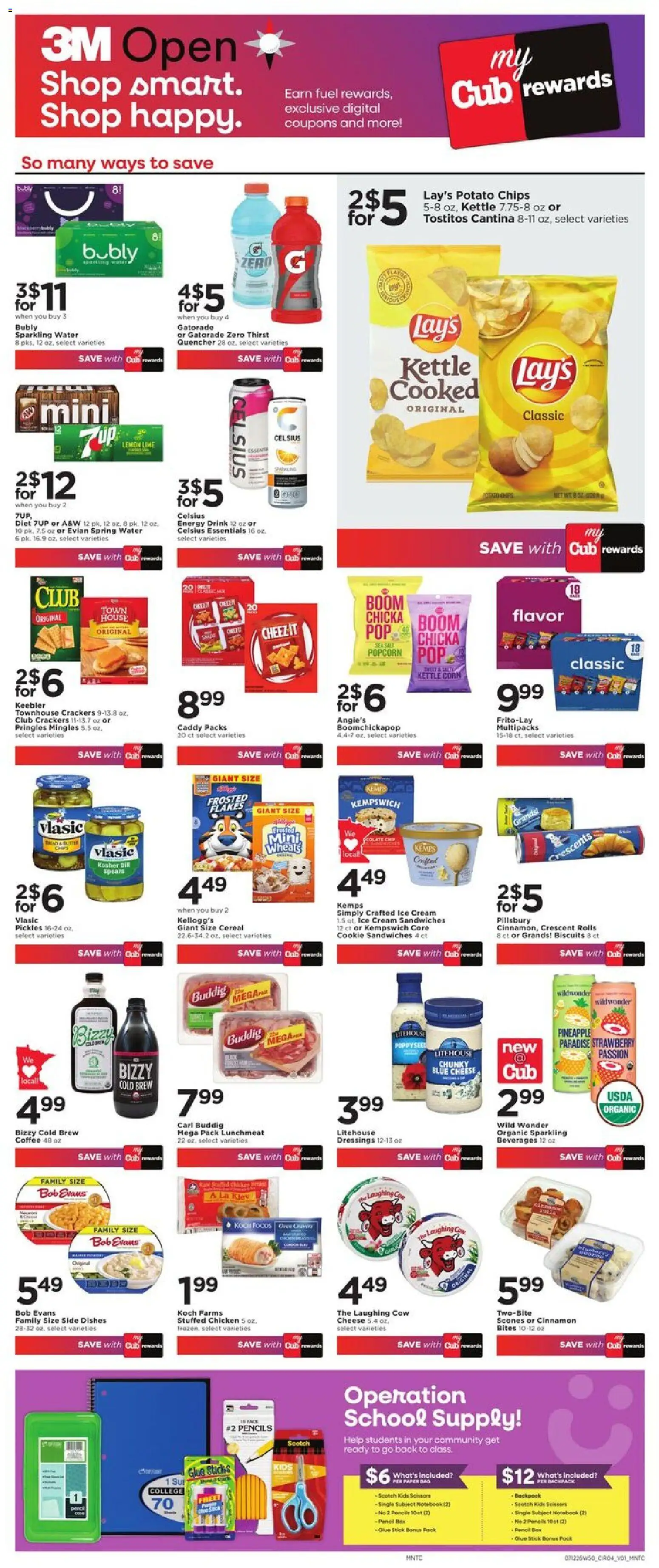 Cub Foods Weekly Ad - valid from 07/12/2026 | Page: 6 | Products: Cheese, Cream, Water, Dill