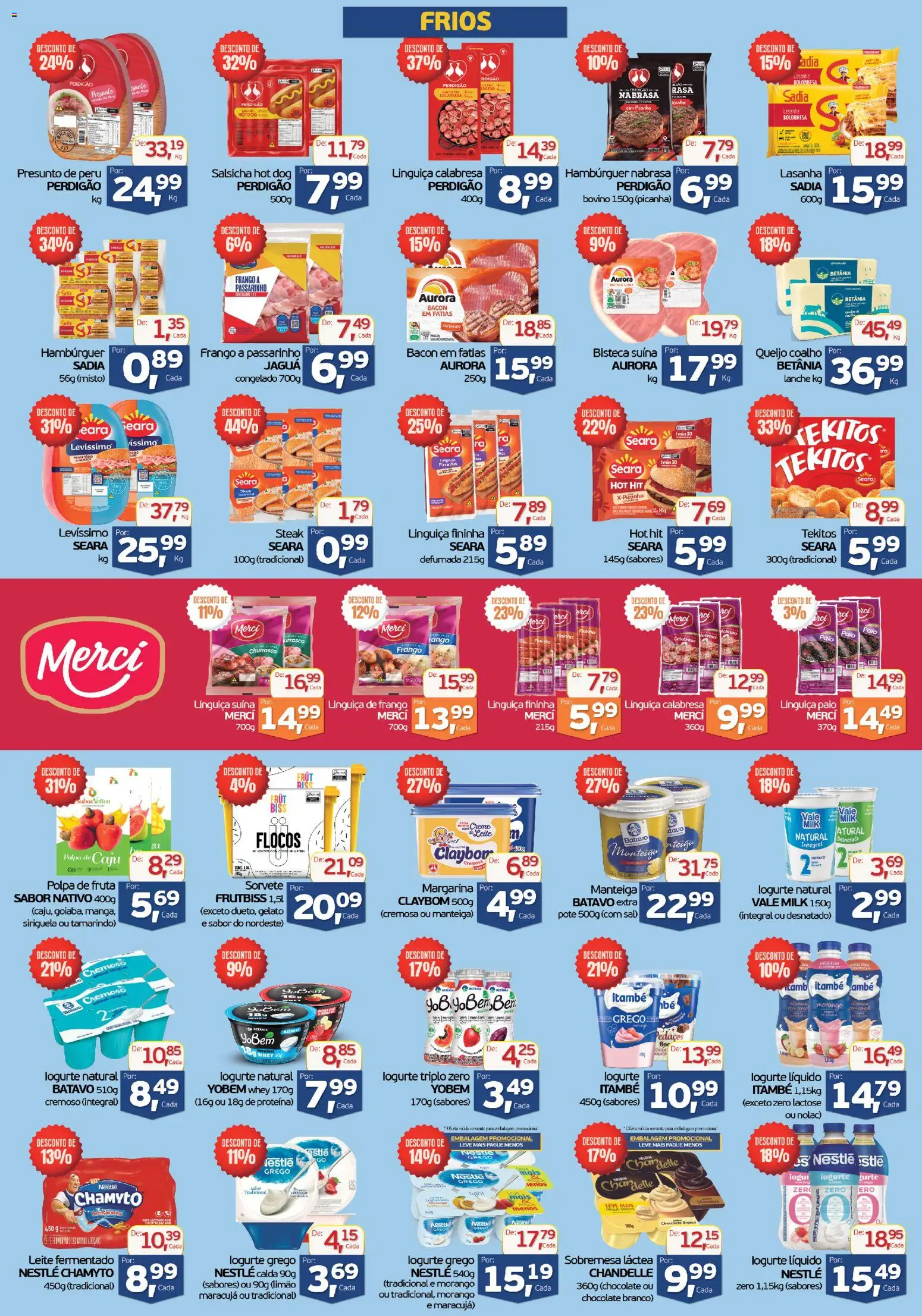 Cometa Supermercados Folheto - válido de 19.05.2026 | Página: 3 | Produtos: Caju, Linguiça, Manteiga, Leite fermentado