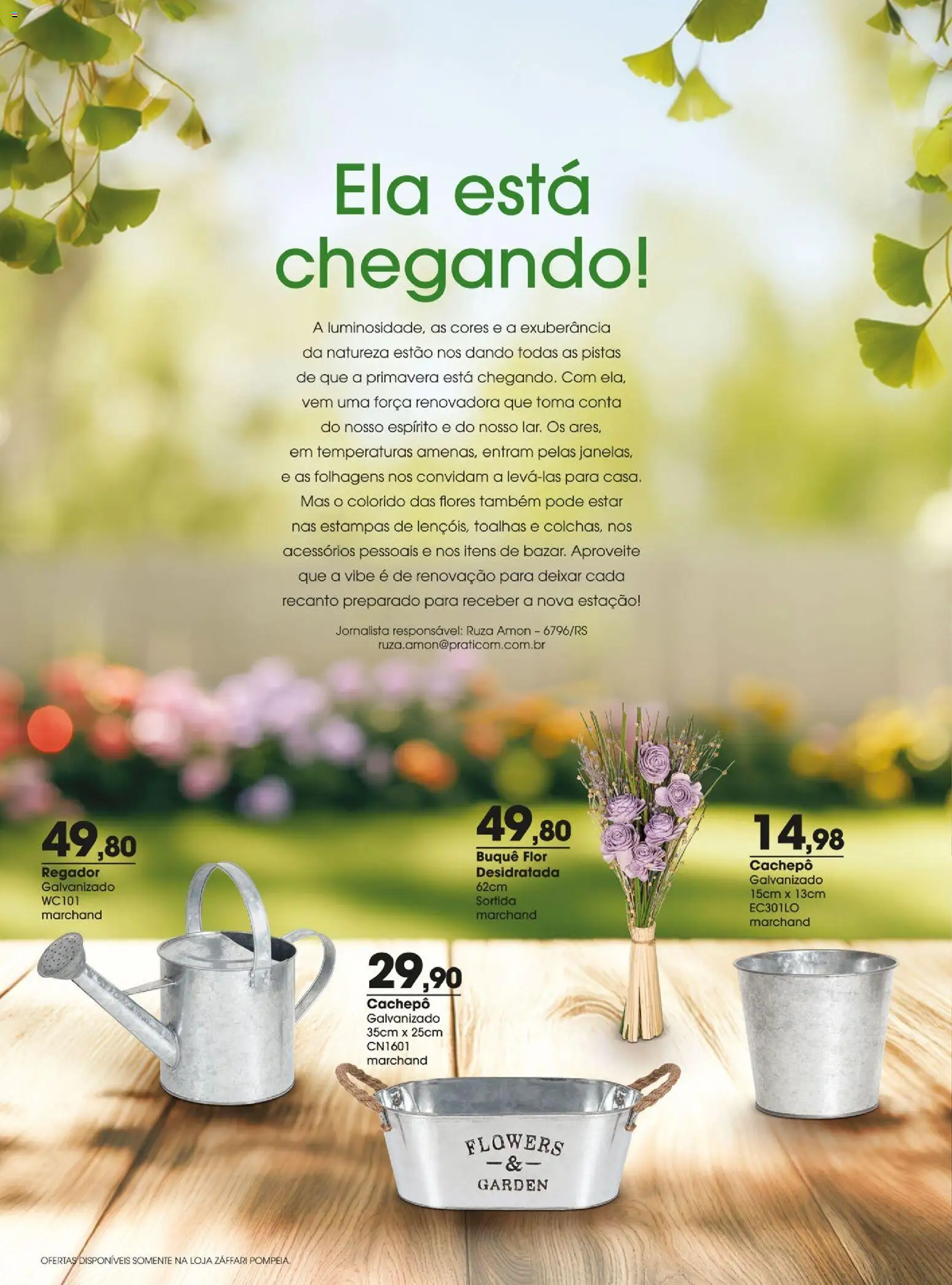 Zaffari Folheto - válido de 03/09/2026 | Página: 2 | Produtos: Flores