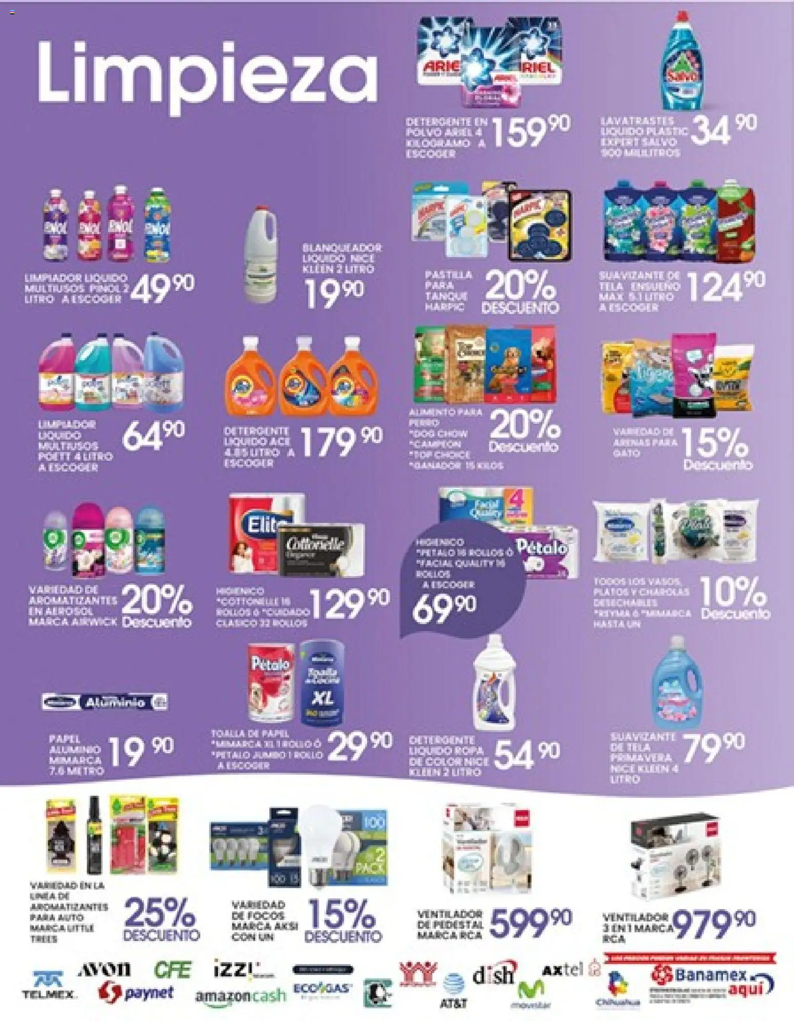 Nuevas ofertas de Alsuper válidas en toda la República Mexicana desde el 14/04/2026. ¡Encuentra las mejores ofertas en Alsuper folleto Casas Grandes! | Página: 5 | Productos: Detergente, Ventilador, Bowl, Polvo