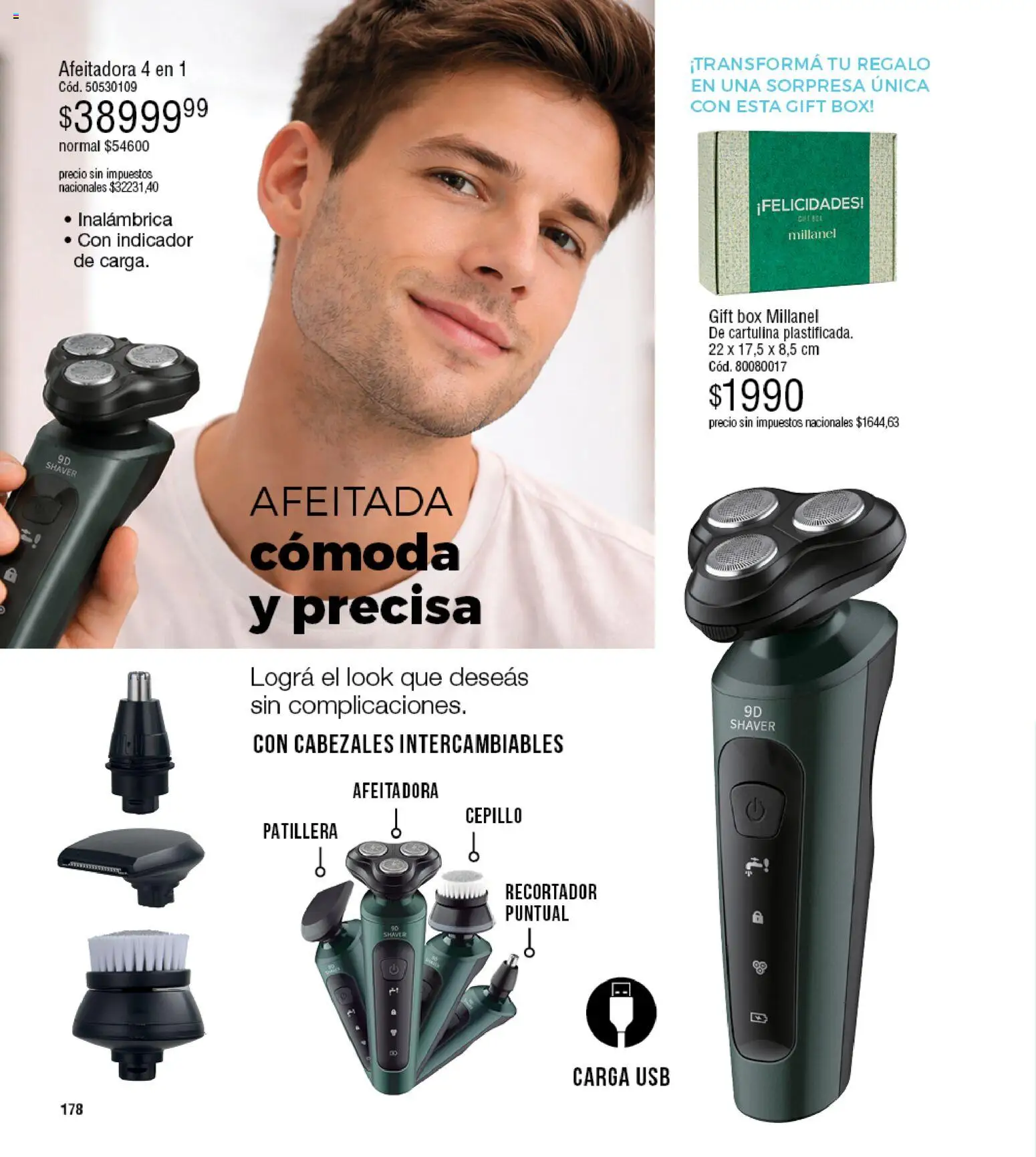 Millanel - Catálogo │ válido desde el 27.04.2026 | Página: 178 | Productos: Usb, Cepillo, Afeitadora