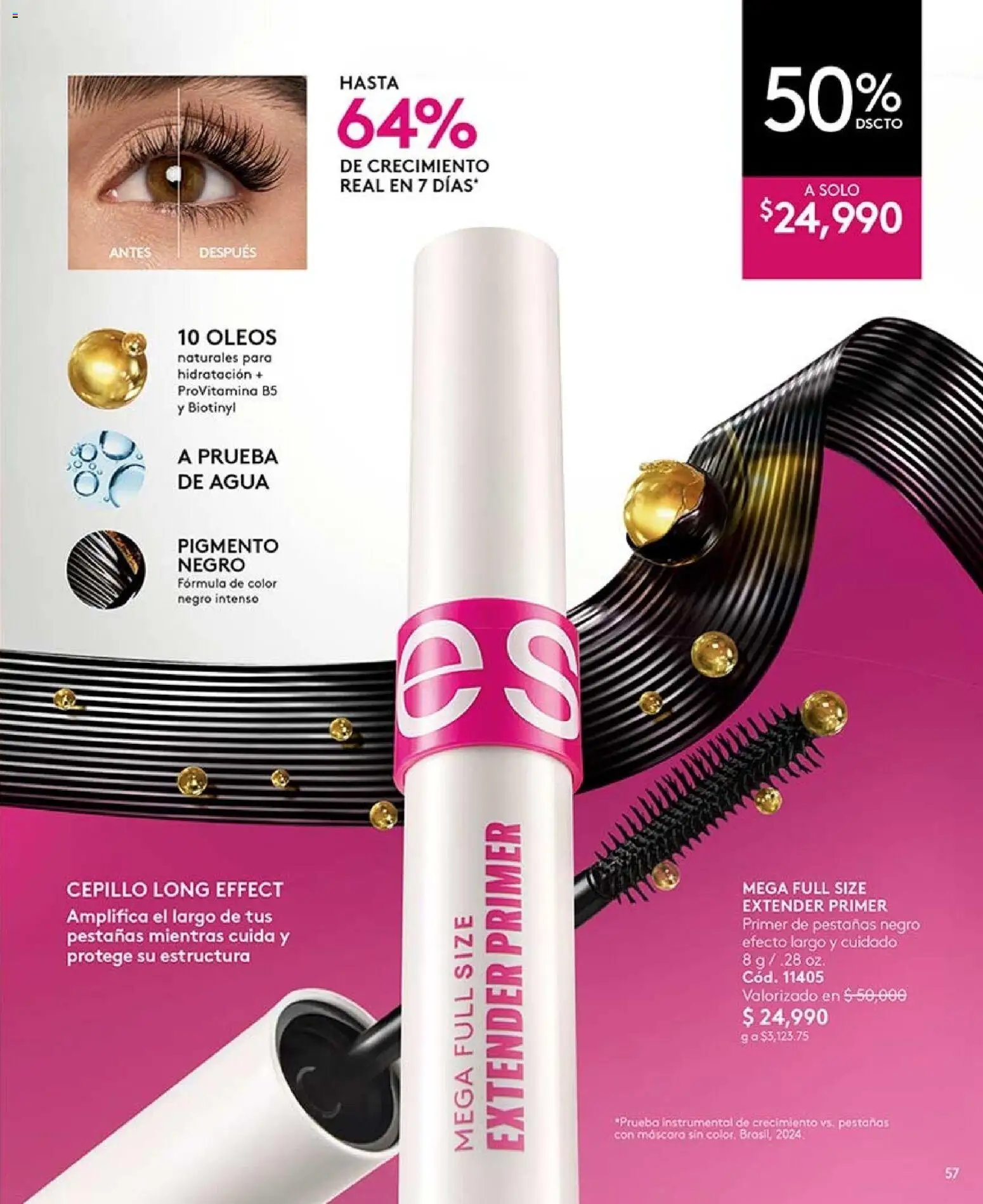 Ésika revista - valida desde el 28/08/2026 | Página: 57 | Productos: Agua, Cepillo, Máscara