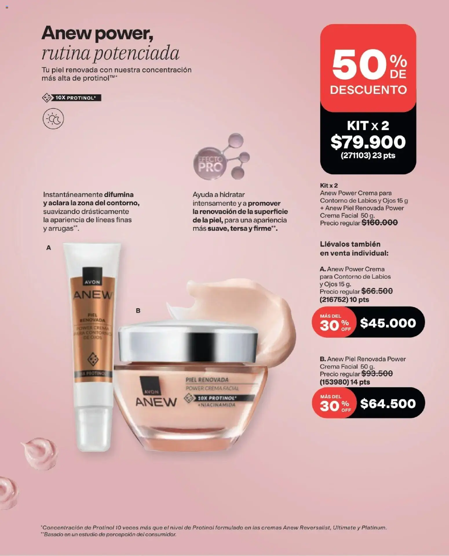 Avon revista - valida desde el 19/09/2026 | Página: 94 | Productos: Crema, Individual, Contorno, Contorno de ojos