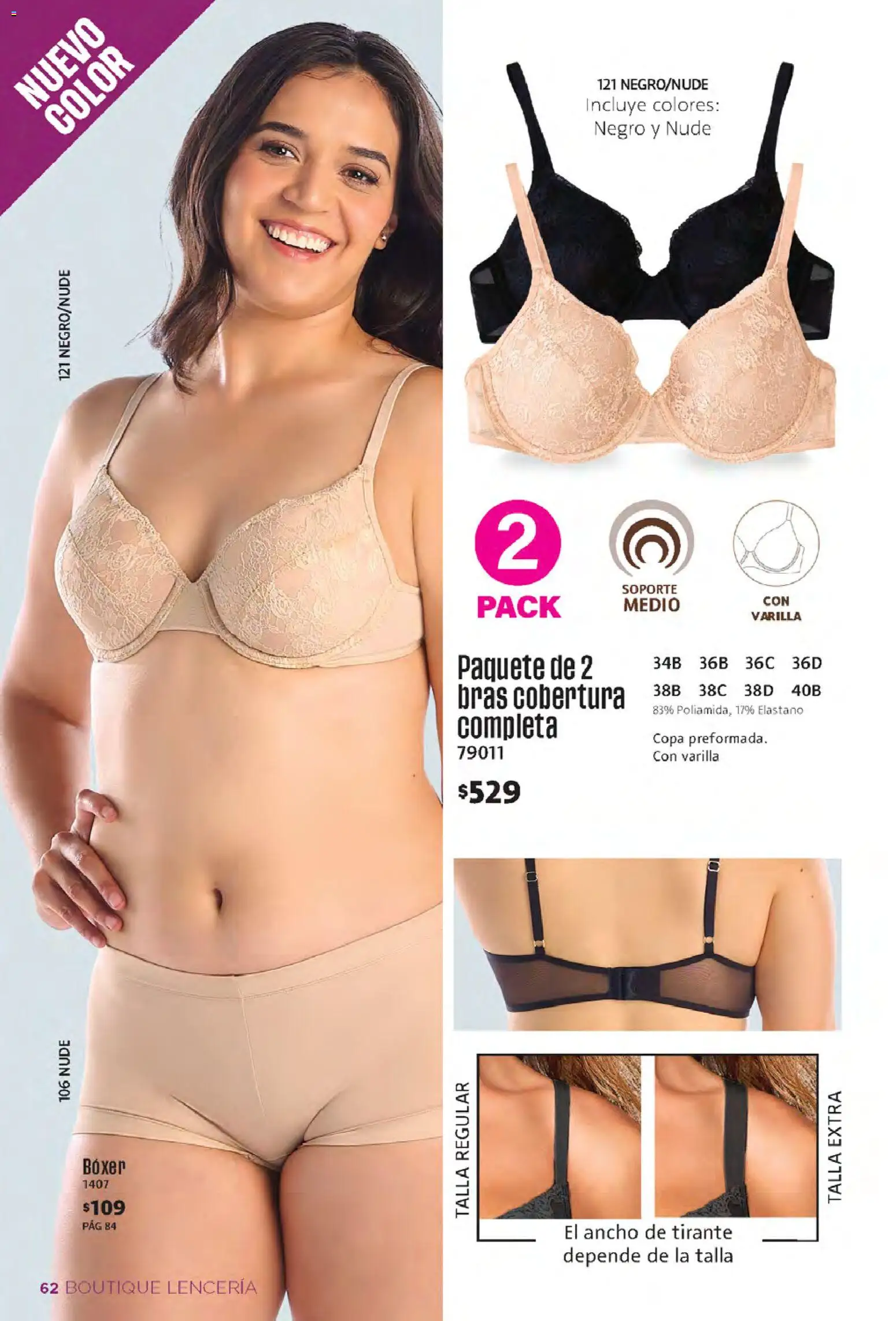 Nuevas ofertas de Ilusión válidas en toda la República Mexicana desde el 01/09/2026. ¡Encuentra las mejores ofertas en Ilusión catálogo Otoño! | Página: 64 | Productos: Lenceria