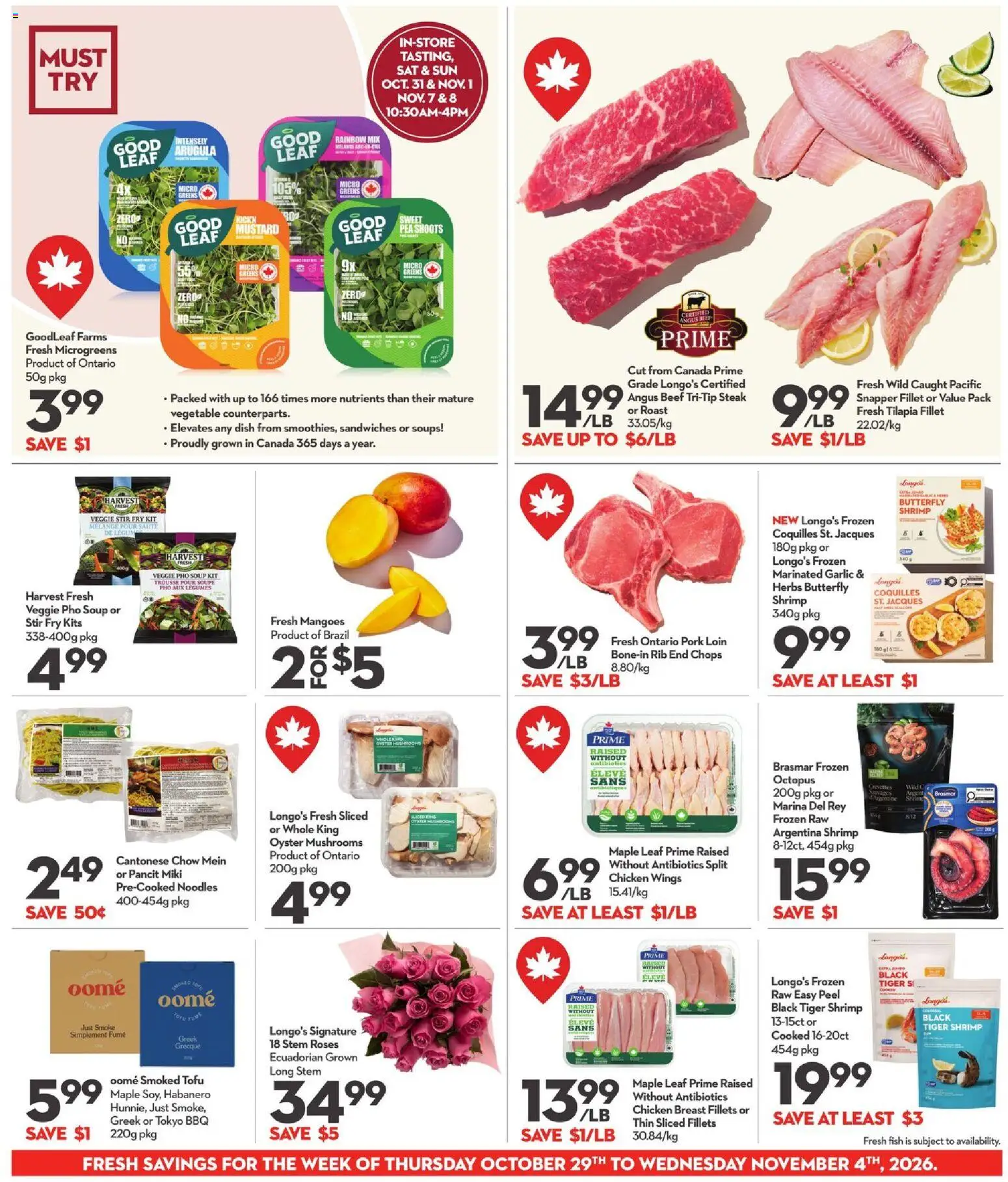 Longo's flyer valid from Oct 29, 2026 | Page: 7