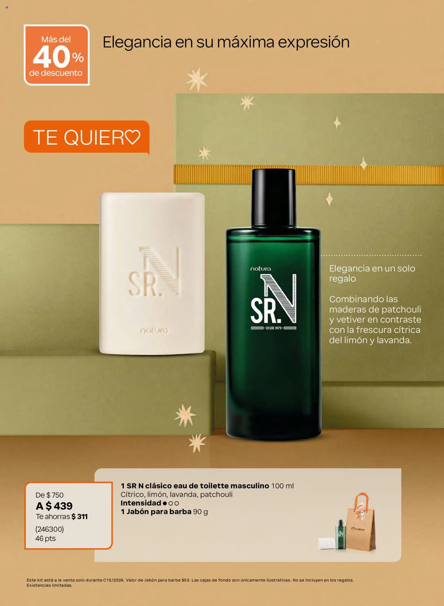 Nuevas ofertas de Natura válidas en toda la República Mexicana desde el 02/10/2026. ¡Encuentra las mejores ofertas en Natura campaña  15 2026! | Página: 15 | Productos: Limón, Té, Eau de toilette, Jabón
