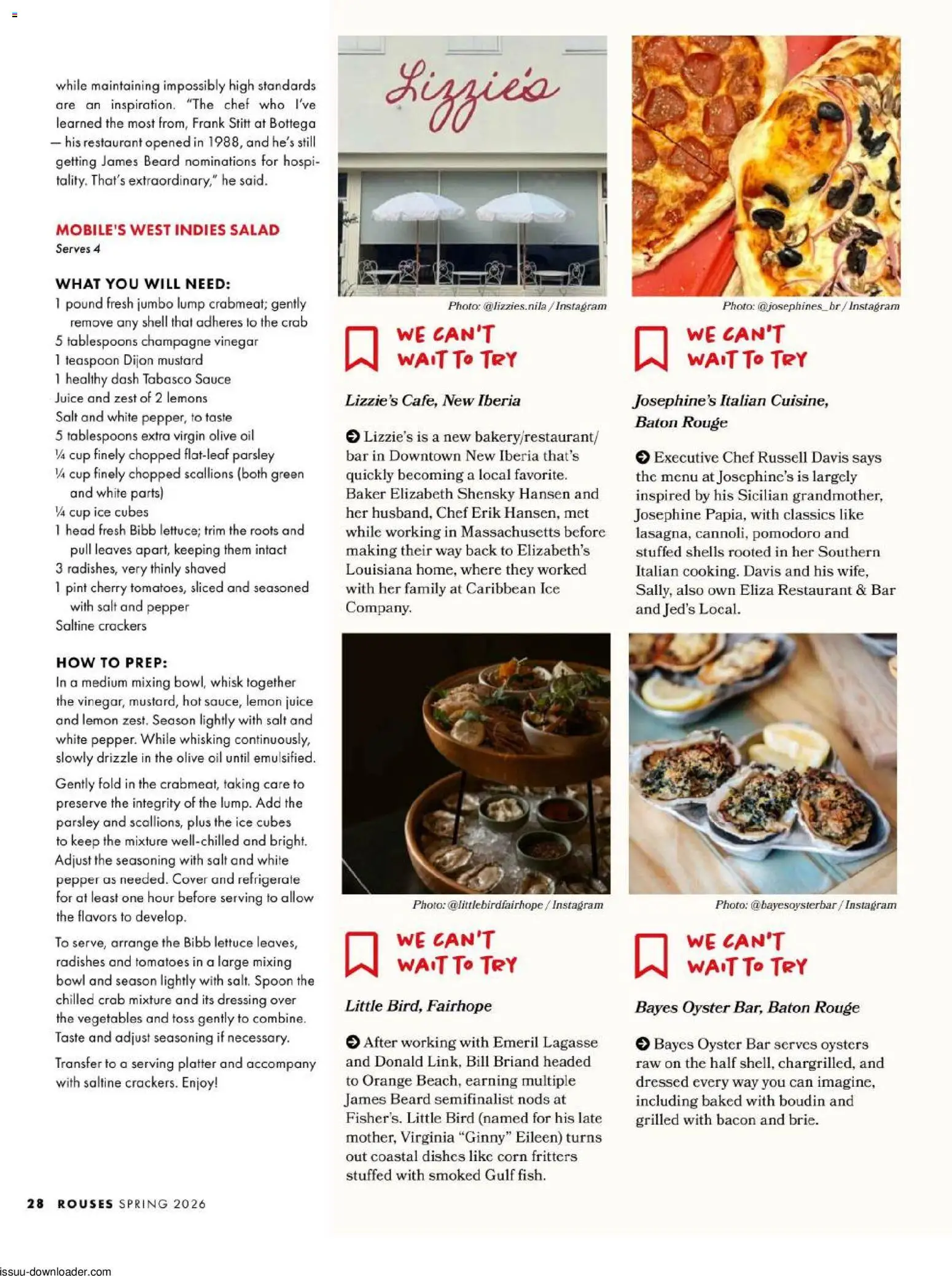 Rouses Magazine Spring 2026 - valid from 06.04.2026 | Page: 30 | Products: Corn, Salad, Salt, Parsley