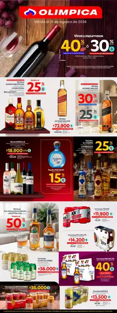 Olímpica catálogo vinos y espumosos -  Vista previa de la revista de la tienda Olímpica valido desde el 21/08/2026