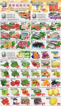 Preview of Oceans weekly flyer - Grant’s Foodmart from shop Oceans valid from Aug 14, 2026