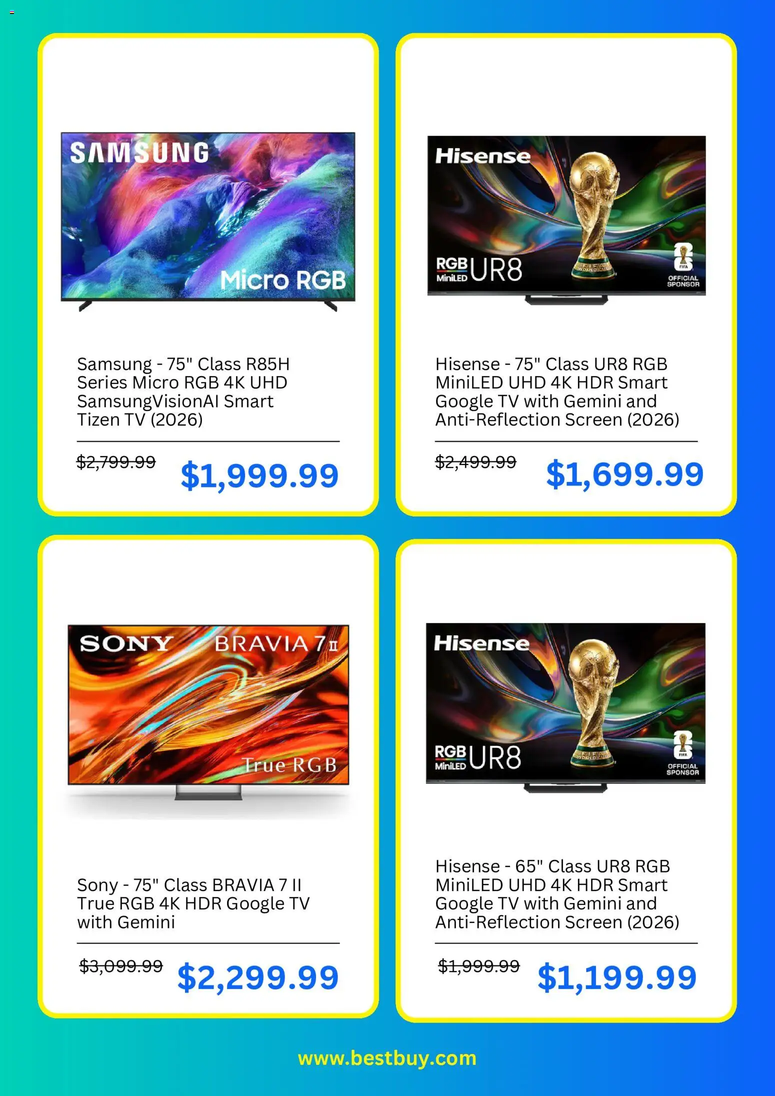 Best Buy Weekly Ad - valid from 09/01/2026 | Page: 3 | Products: Tv