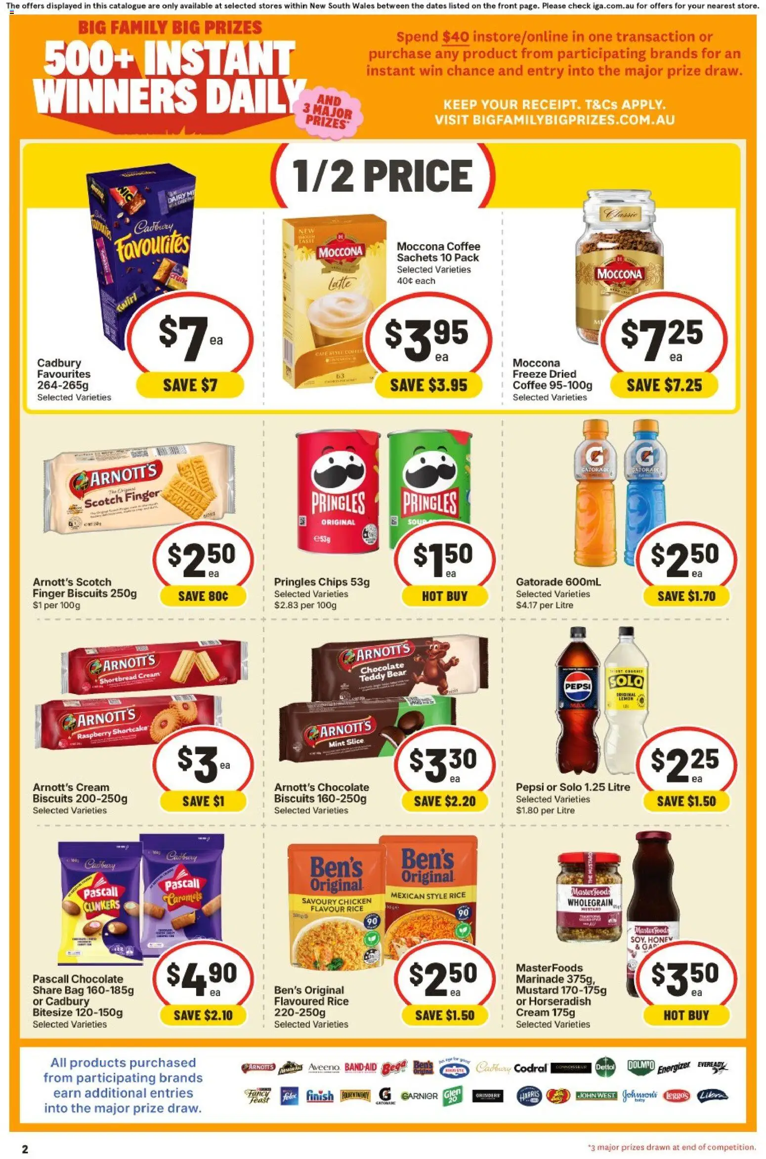 IGA catalogue - valid from 22/07/2026 | Page: 2 | Products: Dairy, Rice, Mustard, Pepsi
