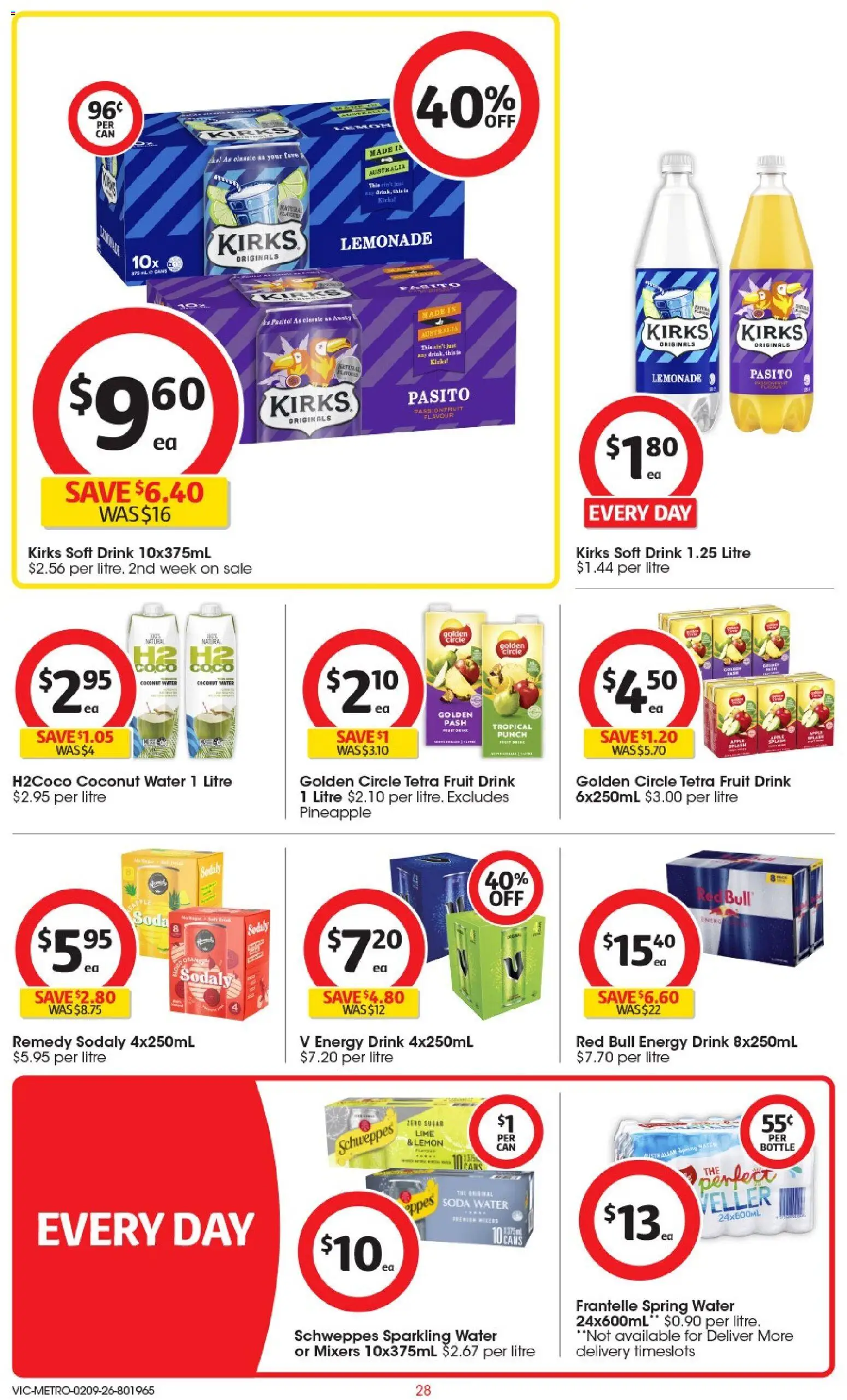 Coles catalogue - valid from 02/09/2026 | Page: 29 | Products: Pineapple, Water, Lime, Coconut