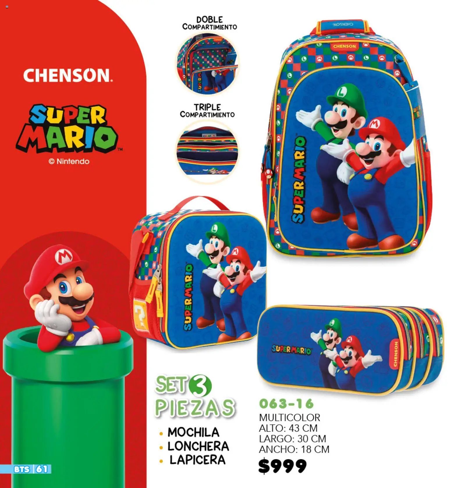 Nuevas ofertas de Cklass válidas en toda la República Mexicana desde el 09.06.2026. ¡Encuentra las mejores ofertas en Cklass catálogo Escolar! | Página: 62 | Productos: Mochila