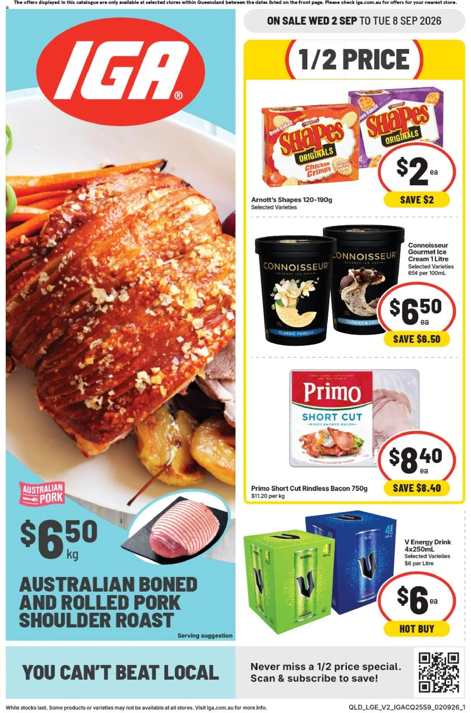 IGA catalogue - valid from 02/08/2026 | Page: 7 | Products: Chicken, Pork, Vanilla, Pork shoulder