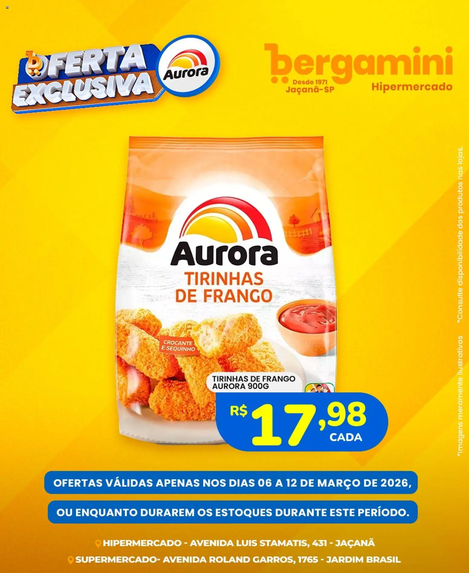 Supermercado Bergamini Folheto - válido de 06.03.2026 | Página: 4 | Produtos: Frango