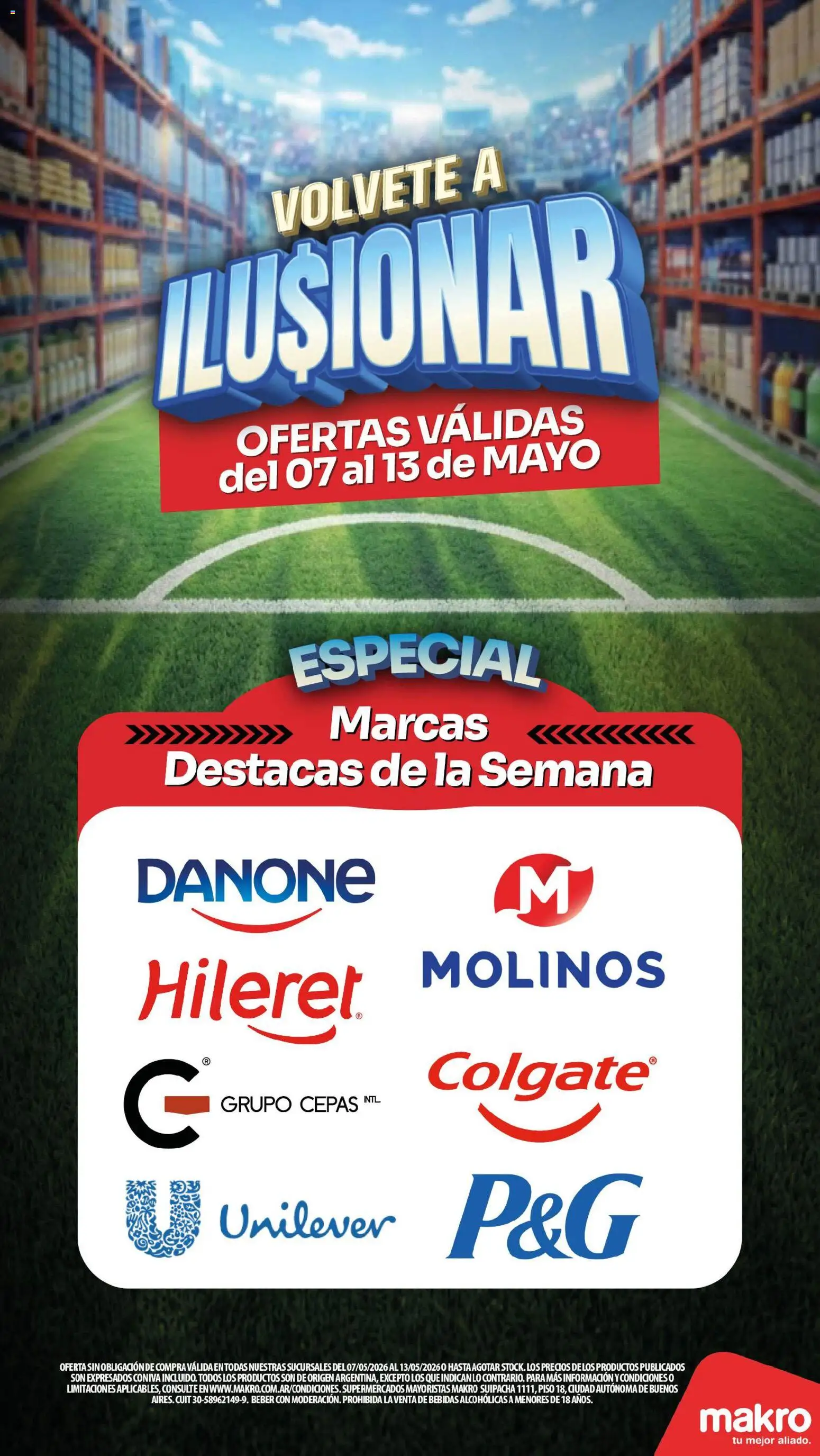 Makro Ofertas Volvete a Ilusionar │ válido desde el 07.05.2026 | Página: 1