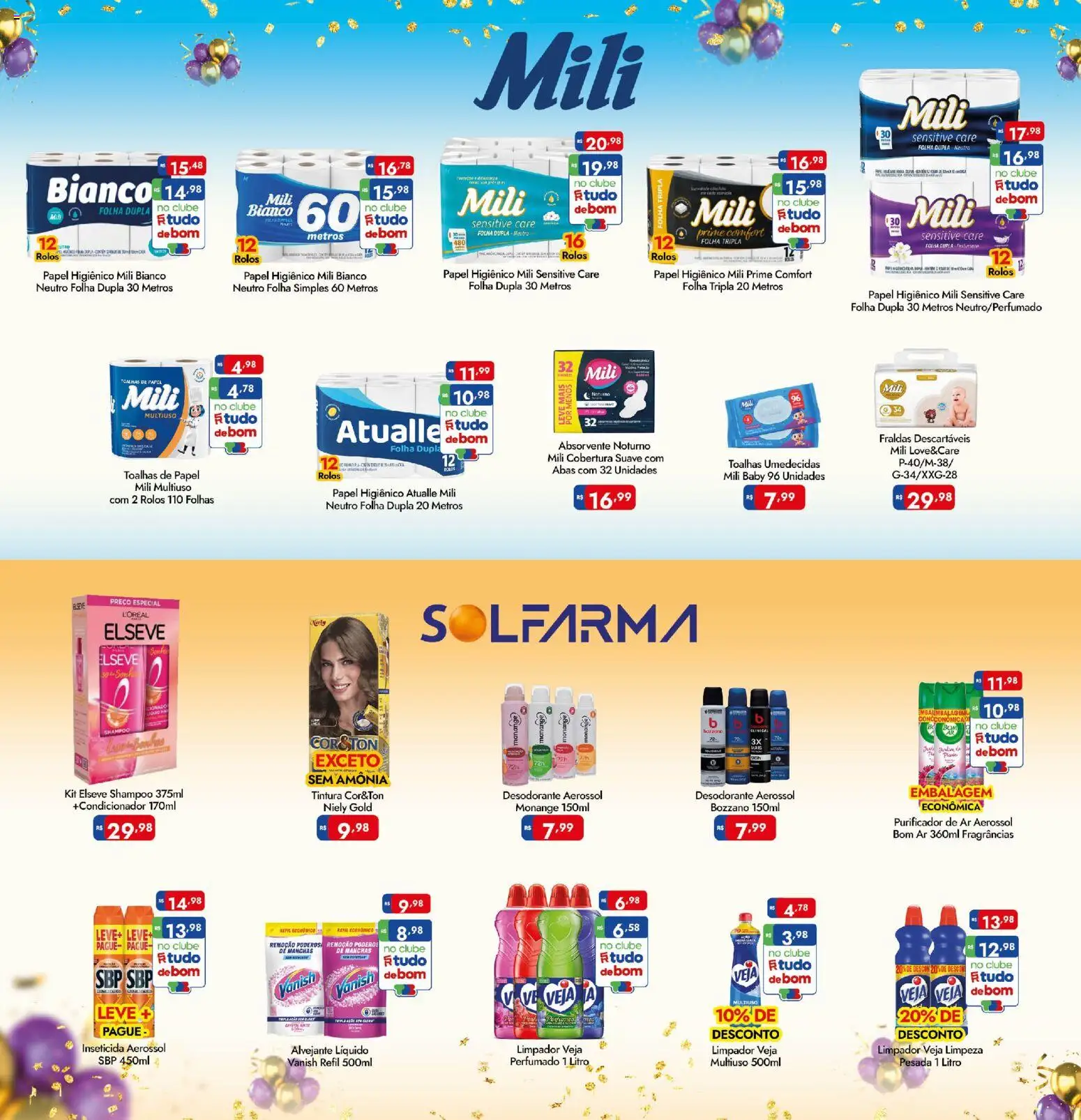 Supermercados Rondon Folheto - válido de 21/09/2026 | Página: 19 | Produtos: Shampoo, Desodorante, Papel higiênico, Inseticida