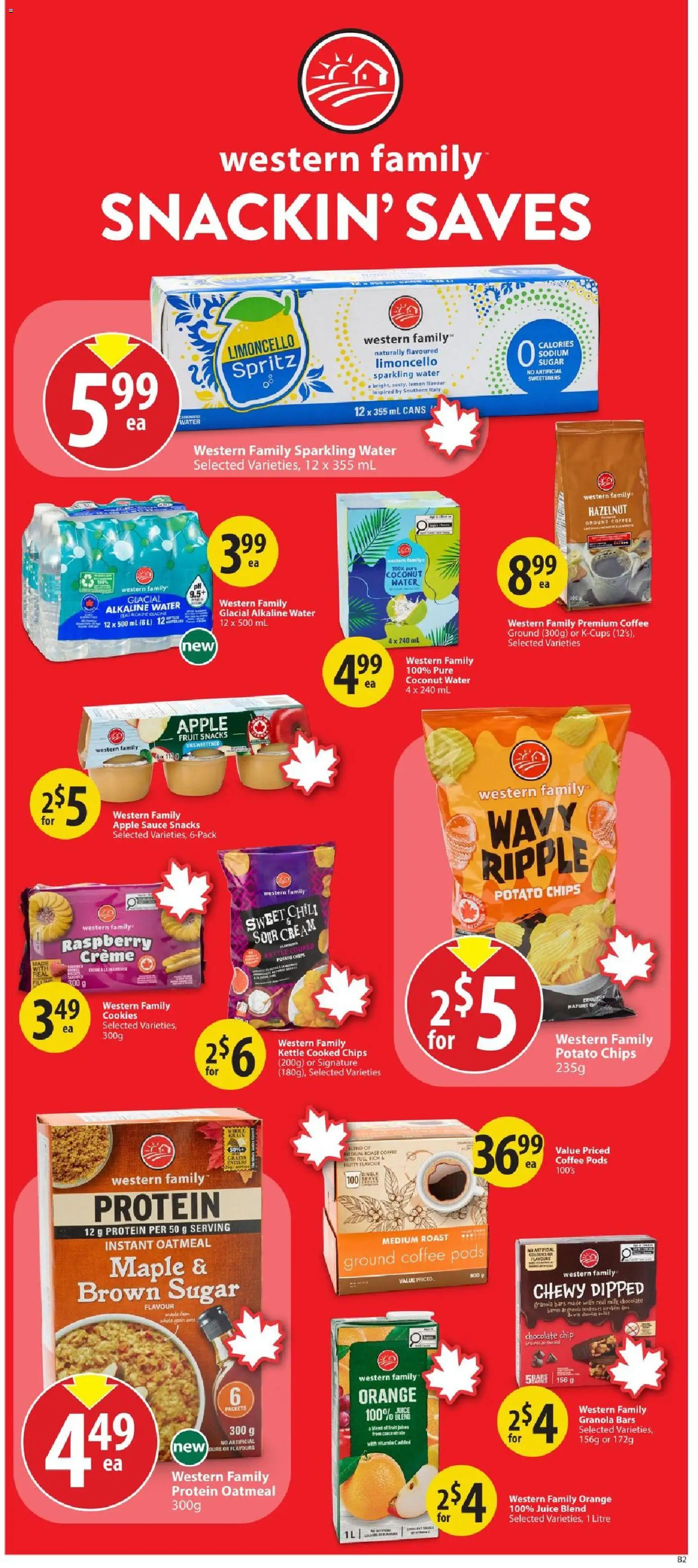 Save on foods flyer valid from Sep 10, 2026 | Page: 15 | Products: Sweeteners, Chips, Sugar, Snacks