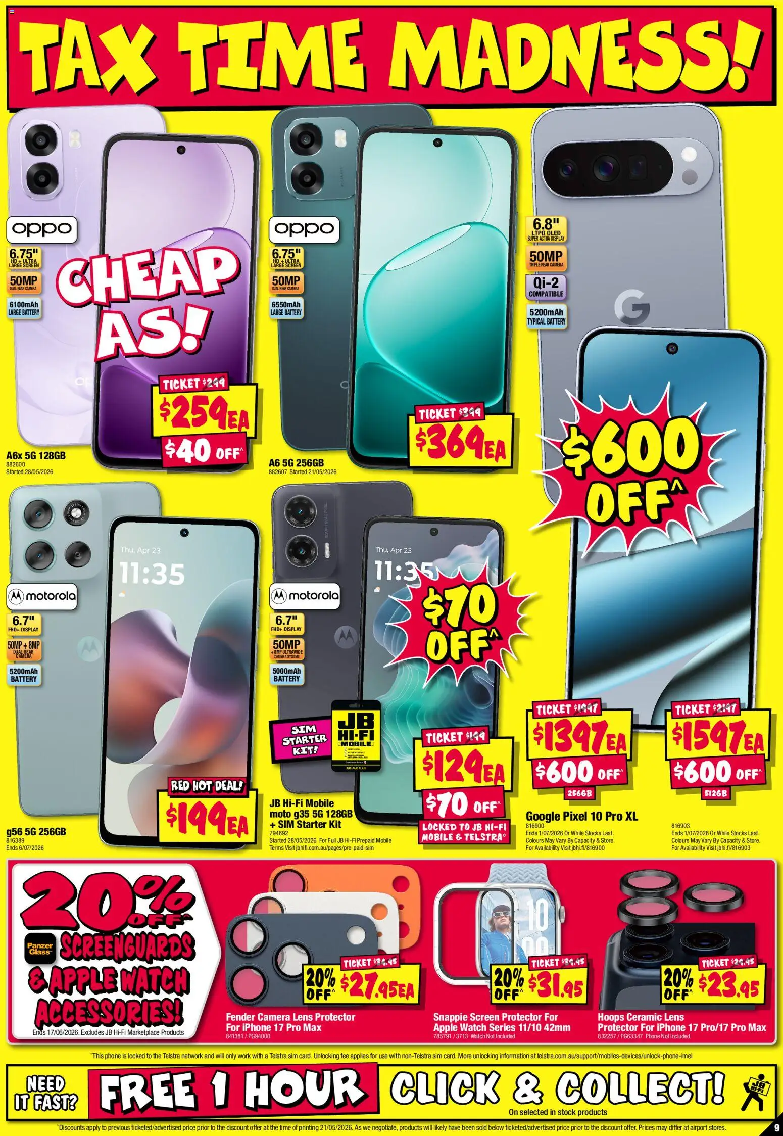 JB Hi-Fi catalogue - valid from 04.06.2026 | Page: 9 | Products: Camera, Iphone, Screen, Mobile