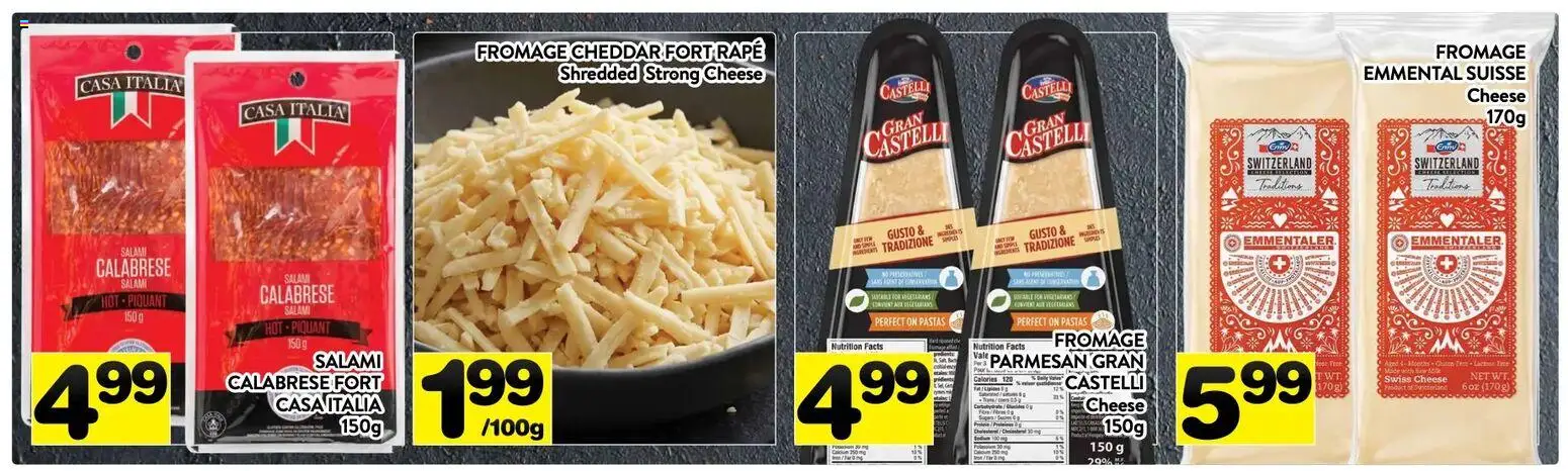 Pa Supermarché flyer valid from Oct 5, 2026 | Page: 9 | Products: Cheddar, Cheese, Salami