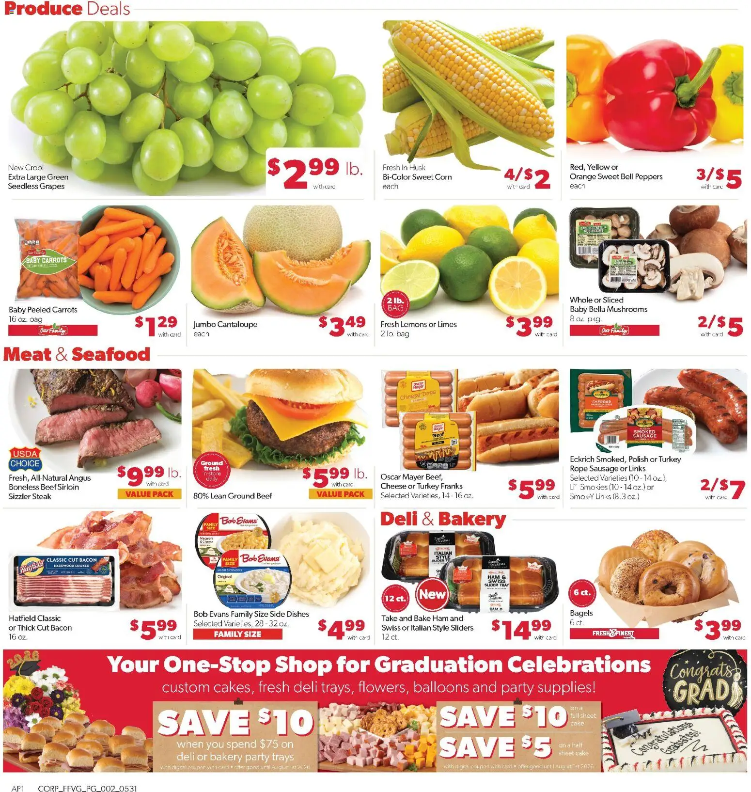 Family Fare Weekly Ad - valid from 31.05.2026 | Page: 2 | Products: Corn, Peppers, Beef, Beet