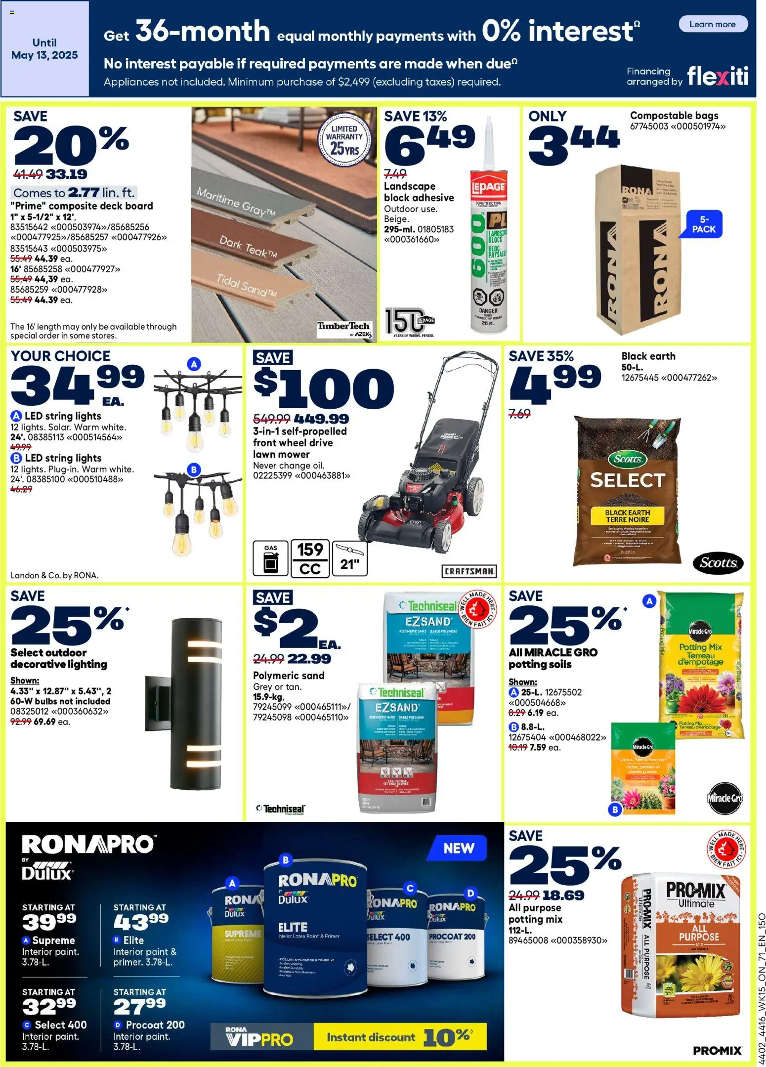 Rona flyer valid from 07.05.2026 | Page: 2 | Products: Mower