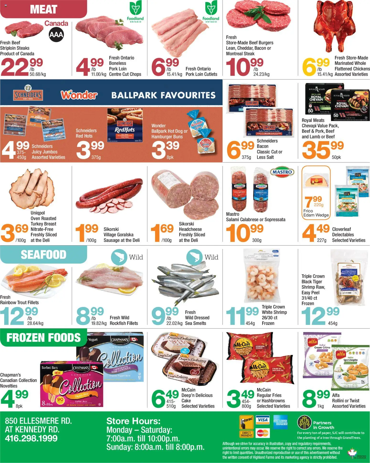 Highland Farms flyer valid from Aug 6, 2026 | Page: 4 | Products: Yogurt, Chocolate, Salami, Pork