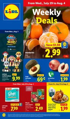 Preview of Lidl weekly ads valid from 07/29/2026