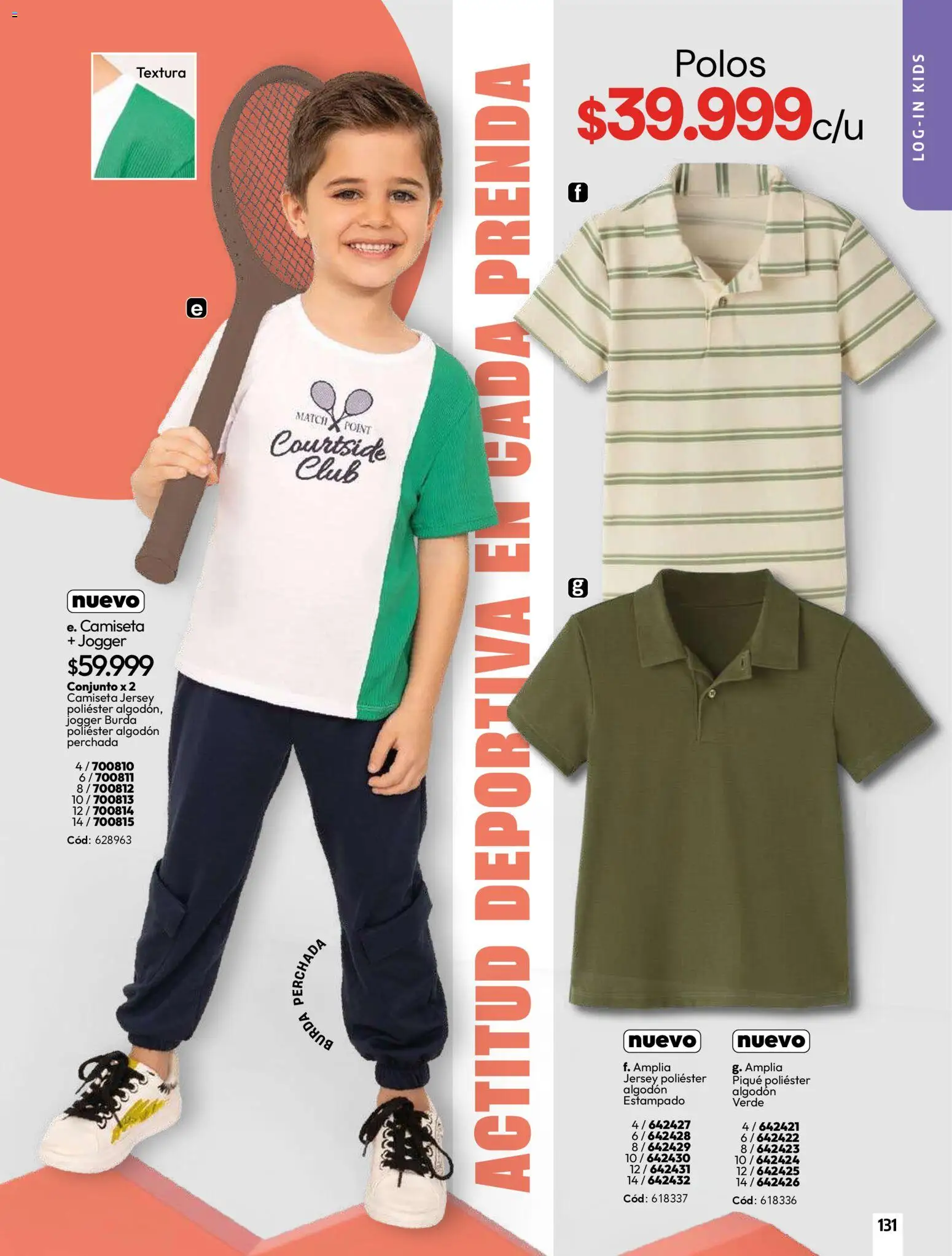 Carmel revista - valida desde el 01/04/2026 | Página: 131 | Productos: Algodón, Camiseta, Conjunto