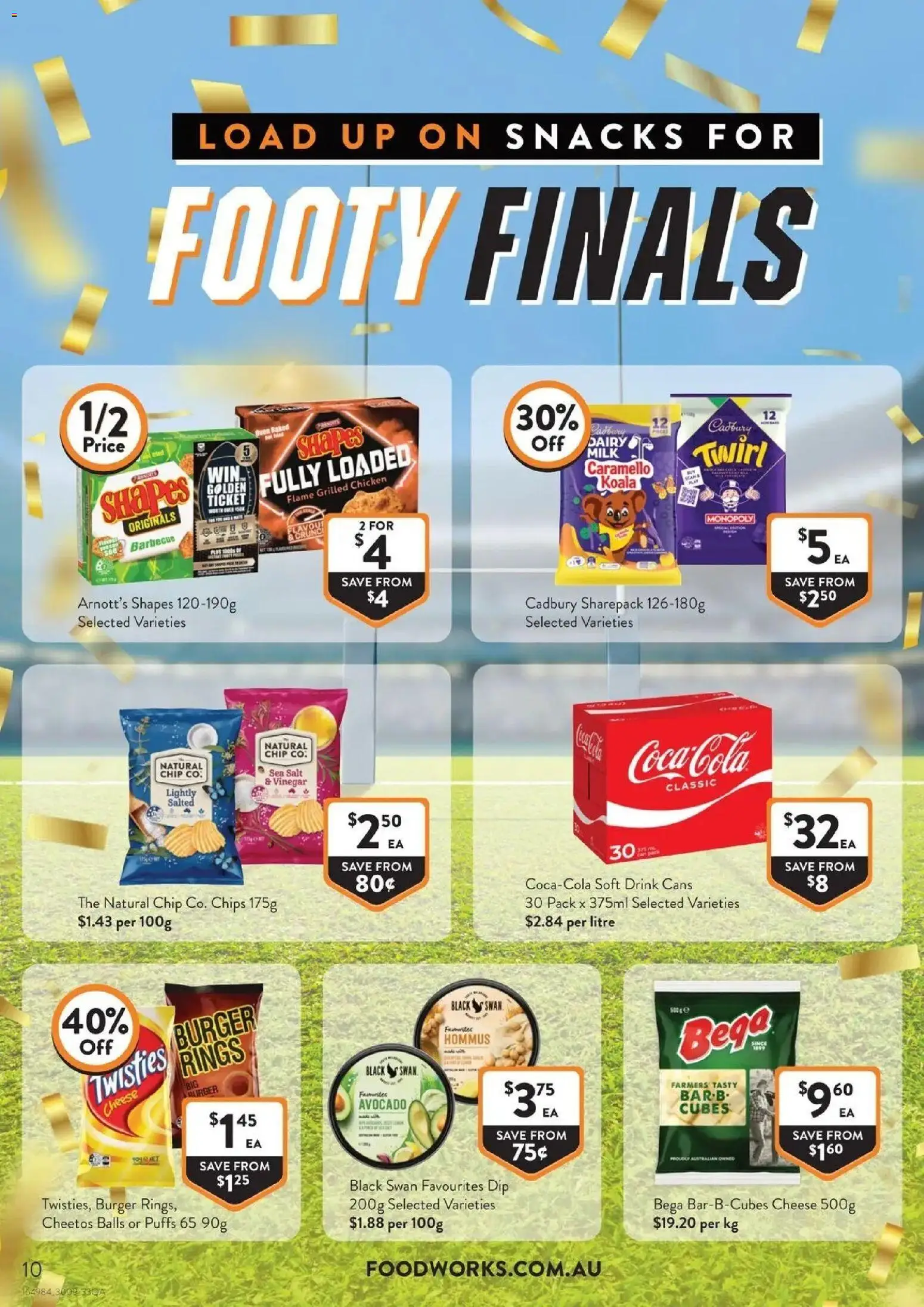 Foodworks catalogue - valid from 30/09/2026 | Page: 10 | Products: Cheese, Chicken, Salt, Vinegar