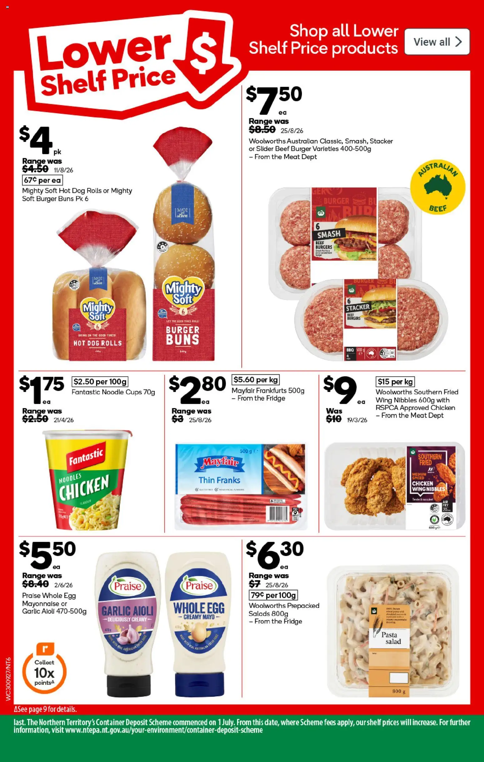 Woolworths catalogue - valid from 30/09/2026 | Page: 6 | Products: Cups, Chicken, Mayonnaise, Fridge