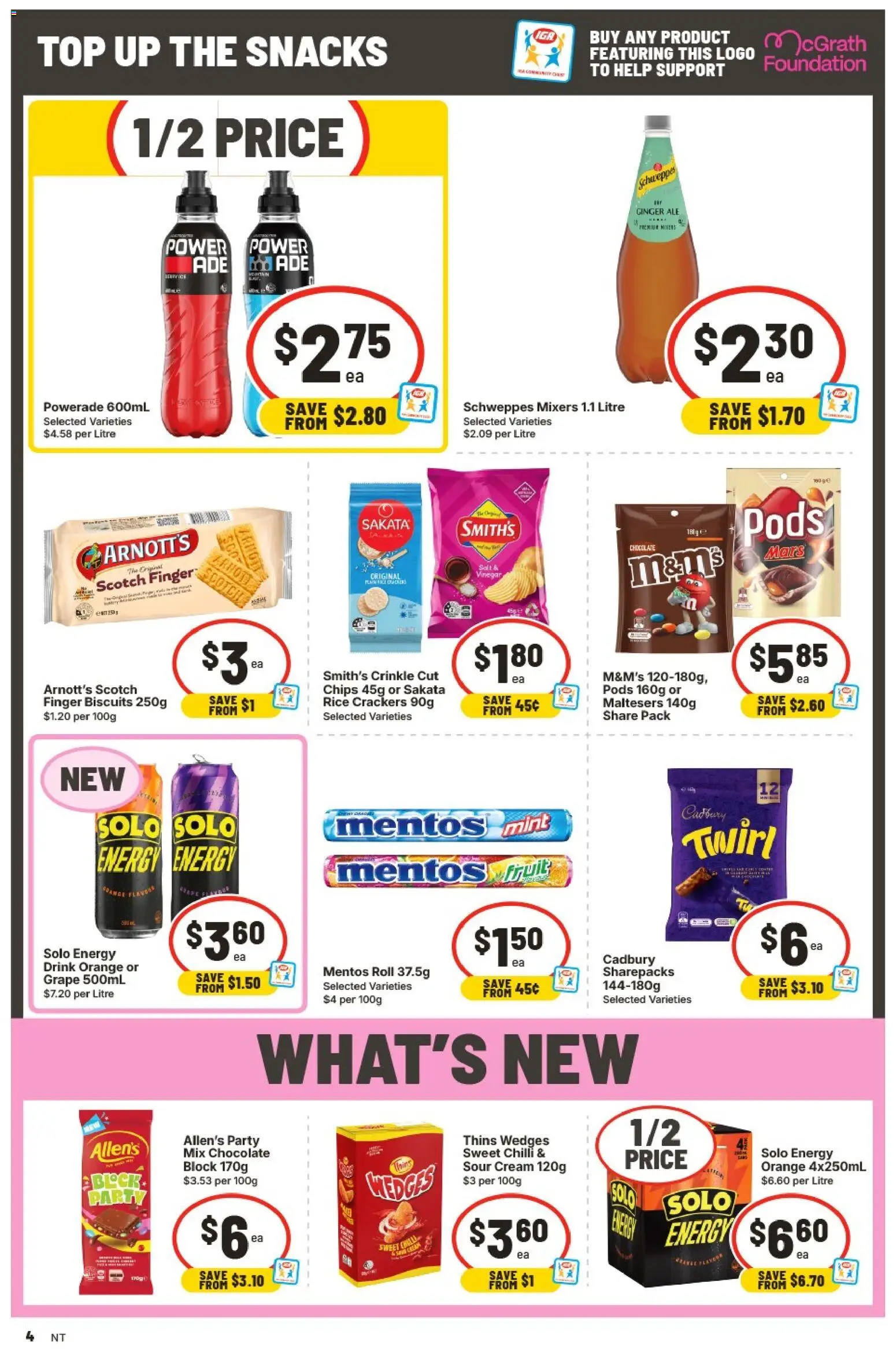 IGA catalogue - valid from 09/09/2026 | Page: 5 | Products: Energy drink, Rice, Scotch, Foundation