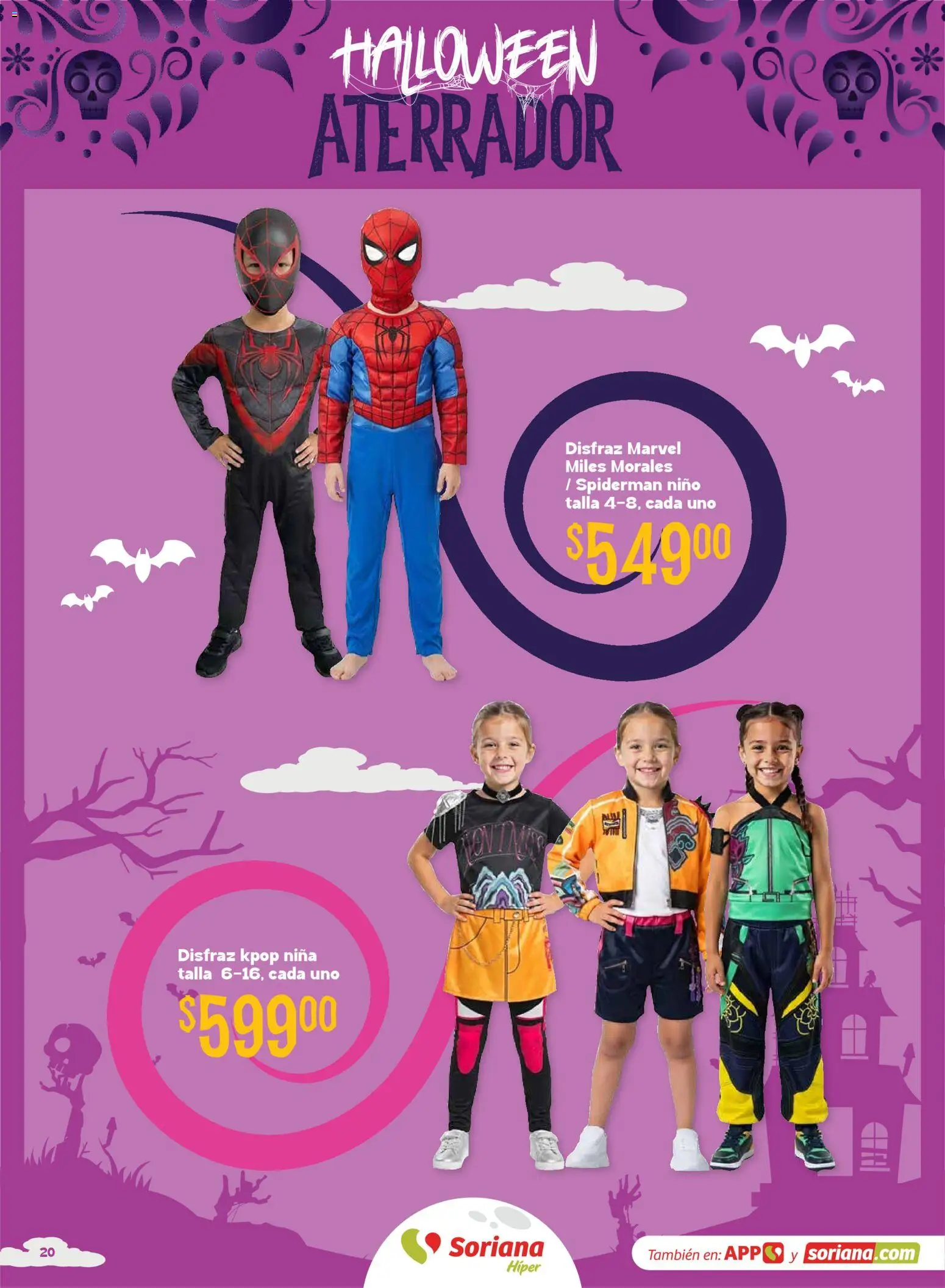 Nuevas ofertas de Soriana válidas en toda la República Mexicana desde el 08/09/2026. ¡Encuentra las mejores ofertas en Soriana Halloween y Día de muertos Híper Nacional! | Página: 20