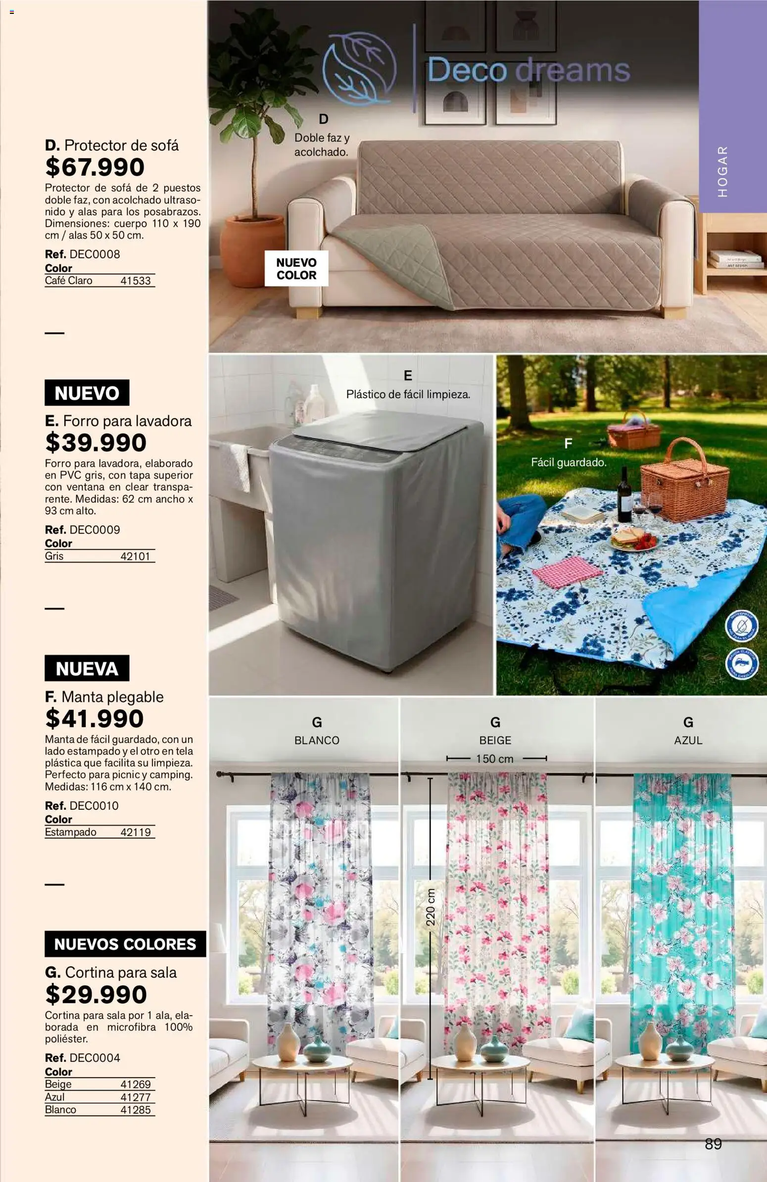 Leonisa revista - valida desde el 15/07/2026 | Página: 89 | Productos: Lavadora, Sofá, Café