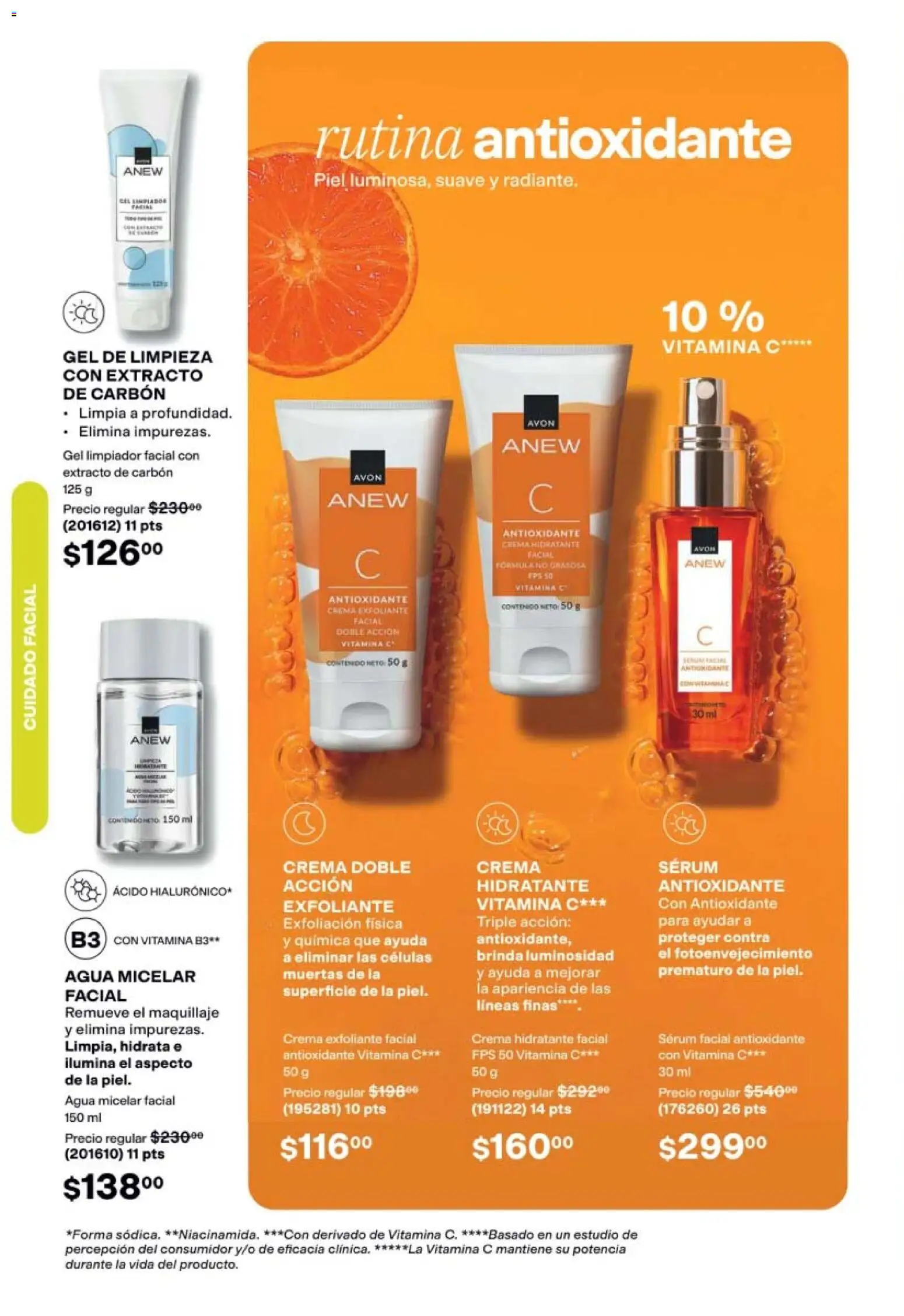 Nuevas ofertas de AVON válidas en toda la República Mexicana desde el 21/08/2026. ¡Encuentra las mejores ofertas en AVON campaña 13 2026! | Página: 110 | Productos: Serum, Exfoliante facial, Agua, Maquillaje