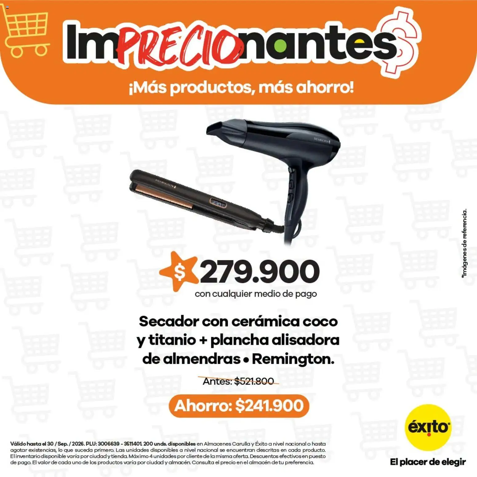 Éxito revista - valida desde el 16/08/2026 | Página: 3 | Productos: Plancha, Plancha alisadora, Cerámica, Coco