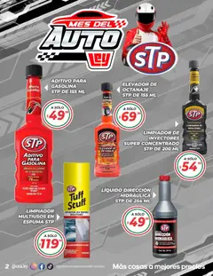 Vista previa de Casa Ley folleto Mes del auto, nuevo folleto de la tienda, válido en México a partir del 04/07/2026 | Página: 2 | Productos: Espuma, Limpiador, Botella