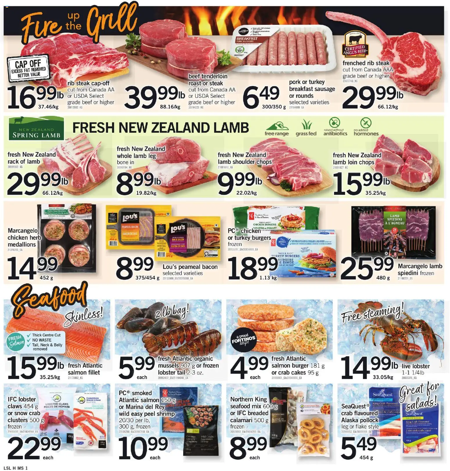 Loblaws flyer valid from 07.05.2026 | Page: 4 | Products: Bag, Grill, Chicken, Pork