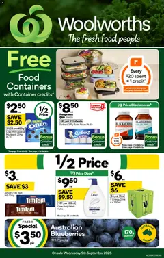 Preview of Woolworths catalogue - valid from 09/09/2026