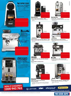 Preview of The Good Guys DMTD - valid from 29/07/2026 | Page: 8 | Products: Light, Milk, Digital, Espresso machine