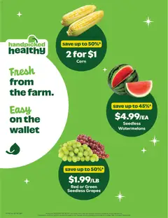 Preview of Grocery Outlet weekly ads valid from 09/02/2026 | Page: 4 | Products: Corn, Wallet, Grapes, Seedless grapes