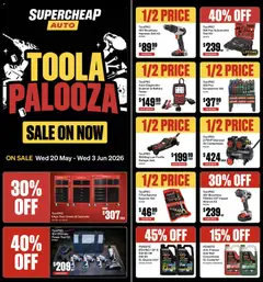 Supercheap Auto catalogue preview  - valid from 20.05.2026
